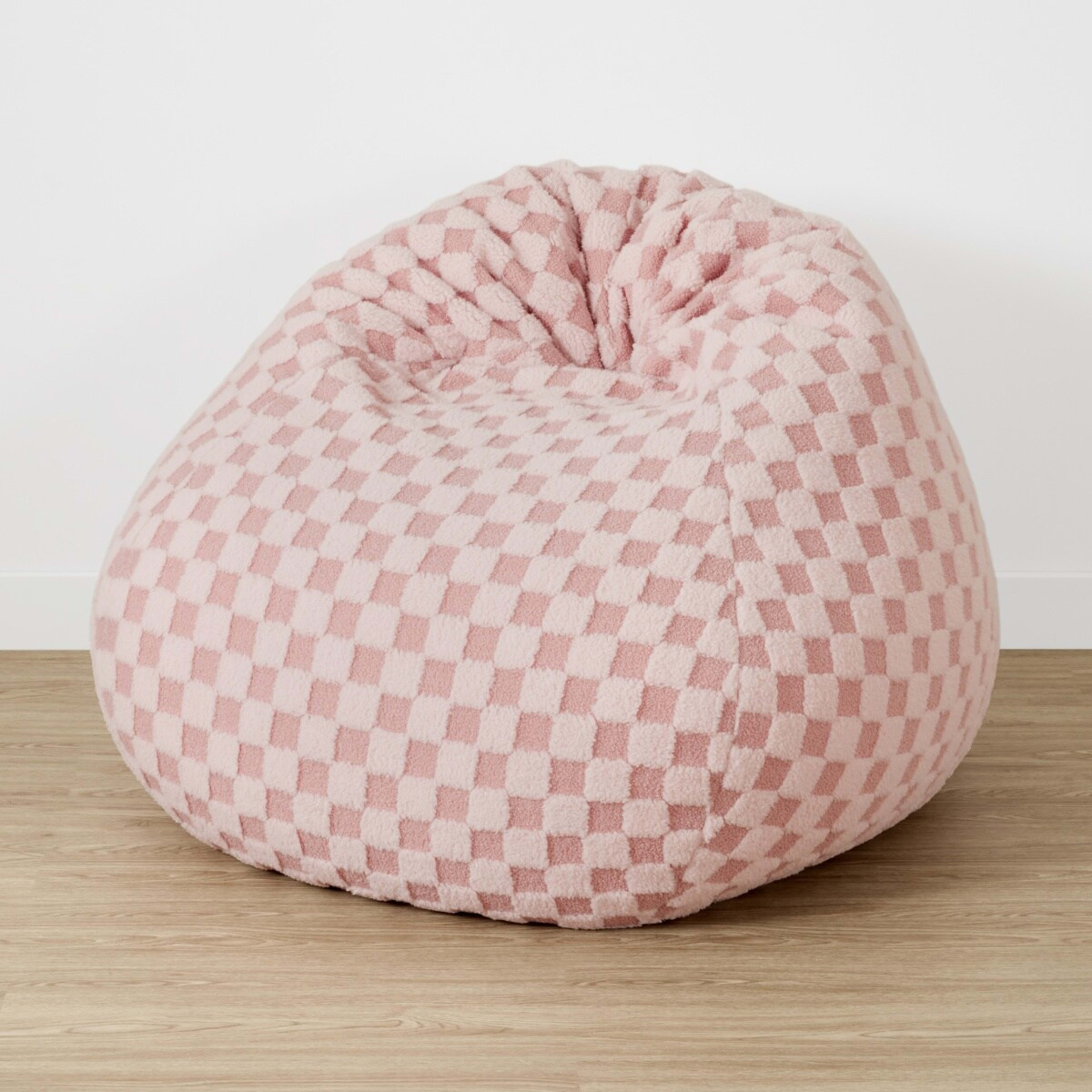 3 Checker Bean Bag - Pink, 3 of 8