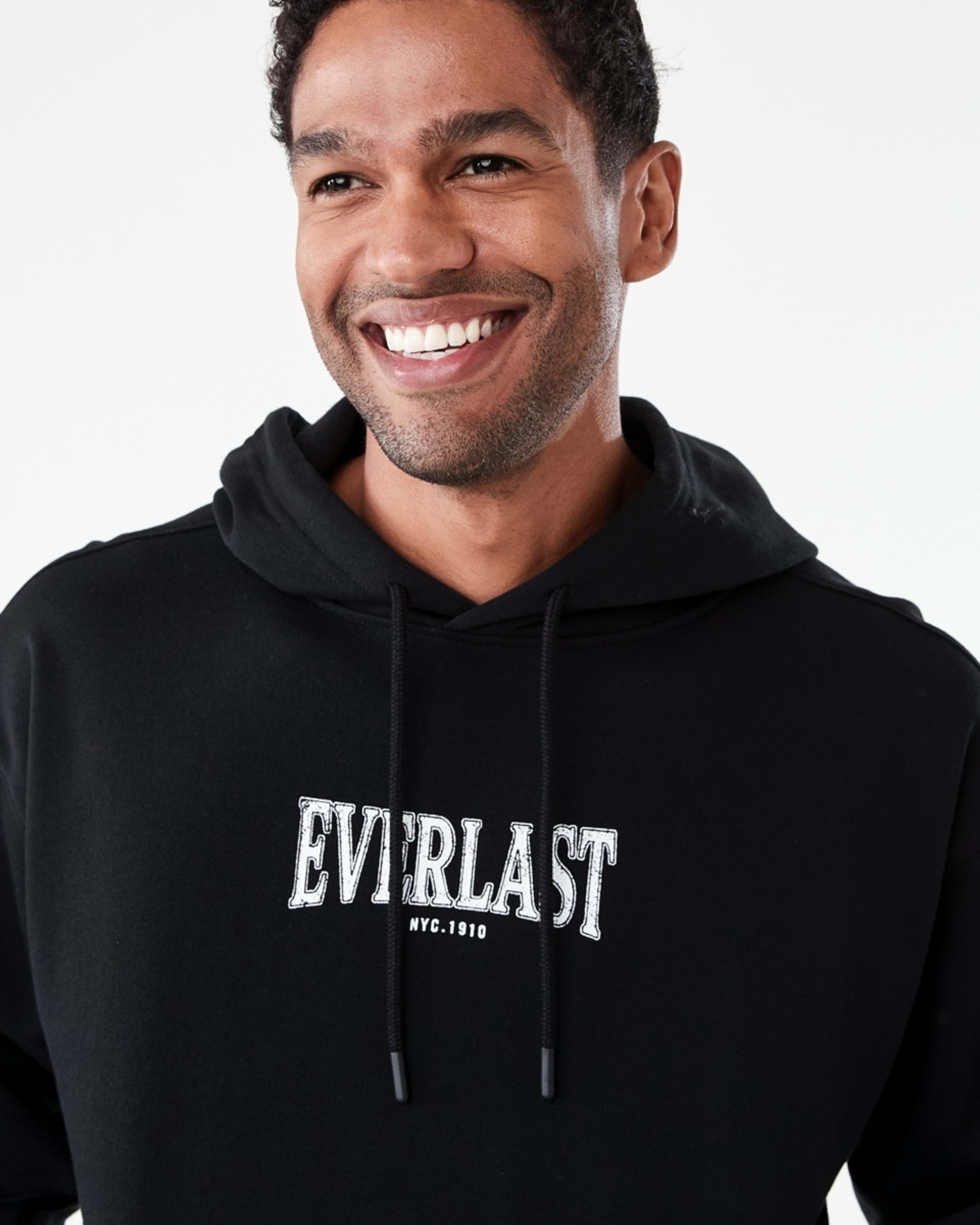 4 Everlast Mens Oversized Hoodie EVERLAST BLACK, 4 of 9
