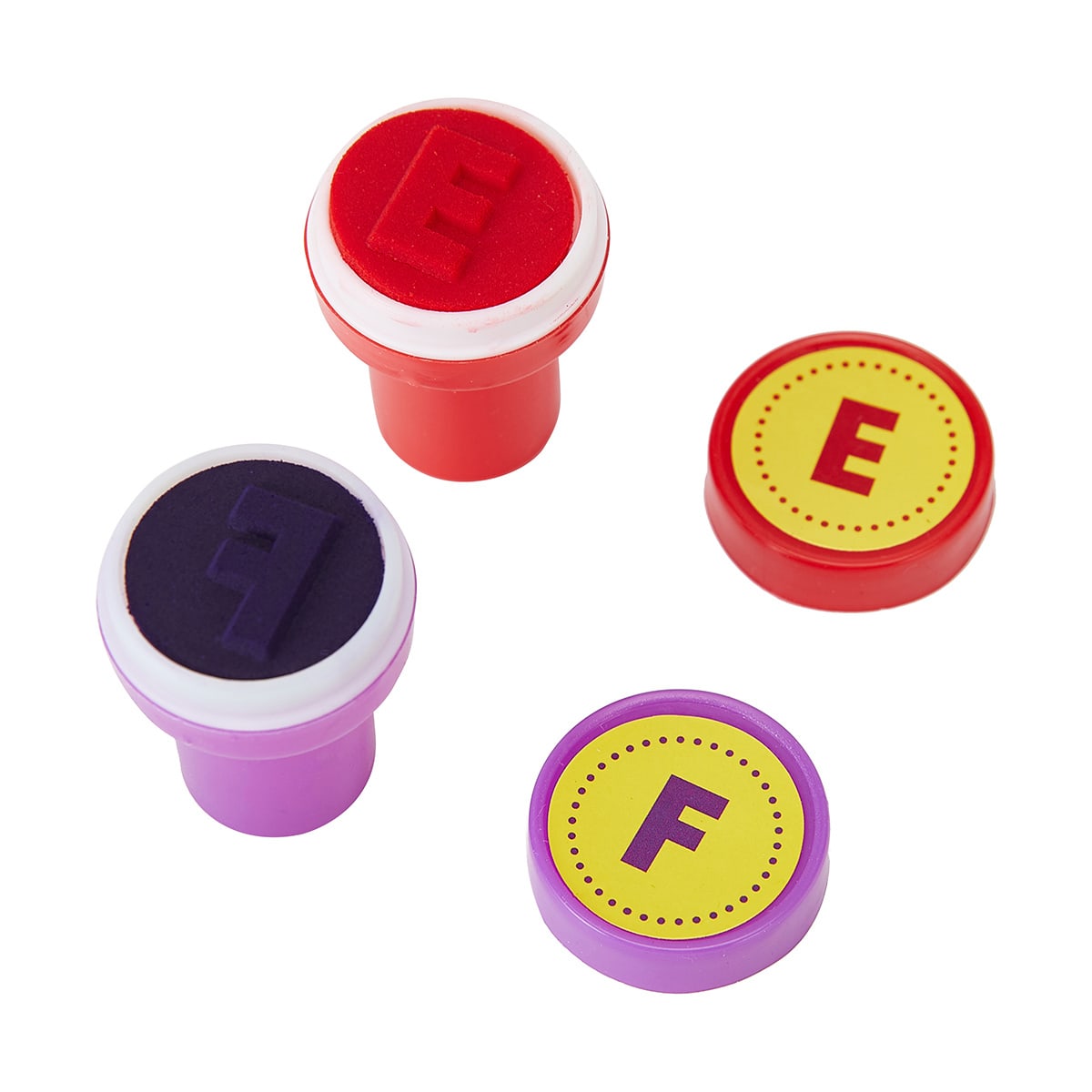 26 Pack ABC Self Ink Stamps Kmart