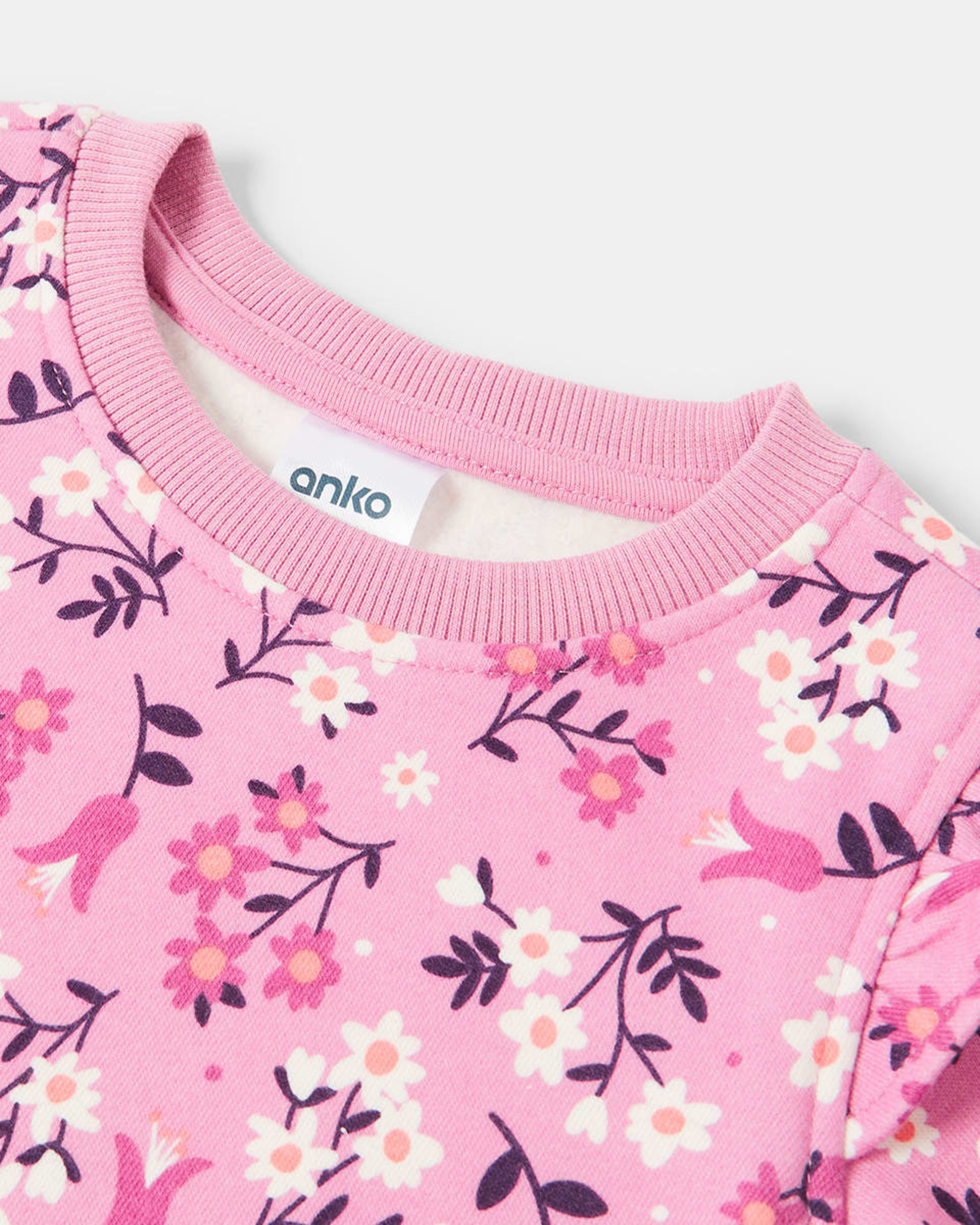 Print Crew Neck Sweatshirt Kmart