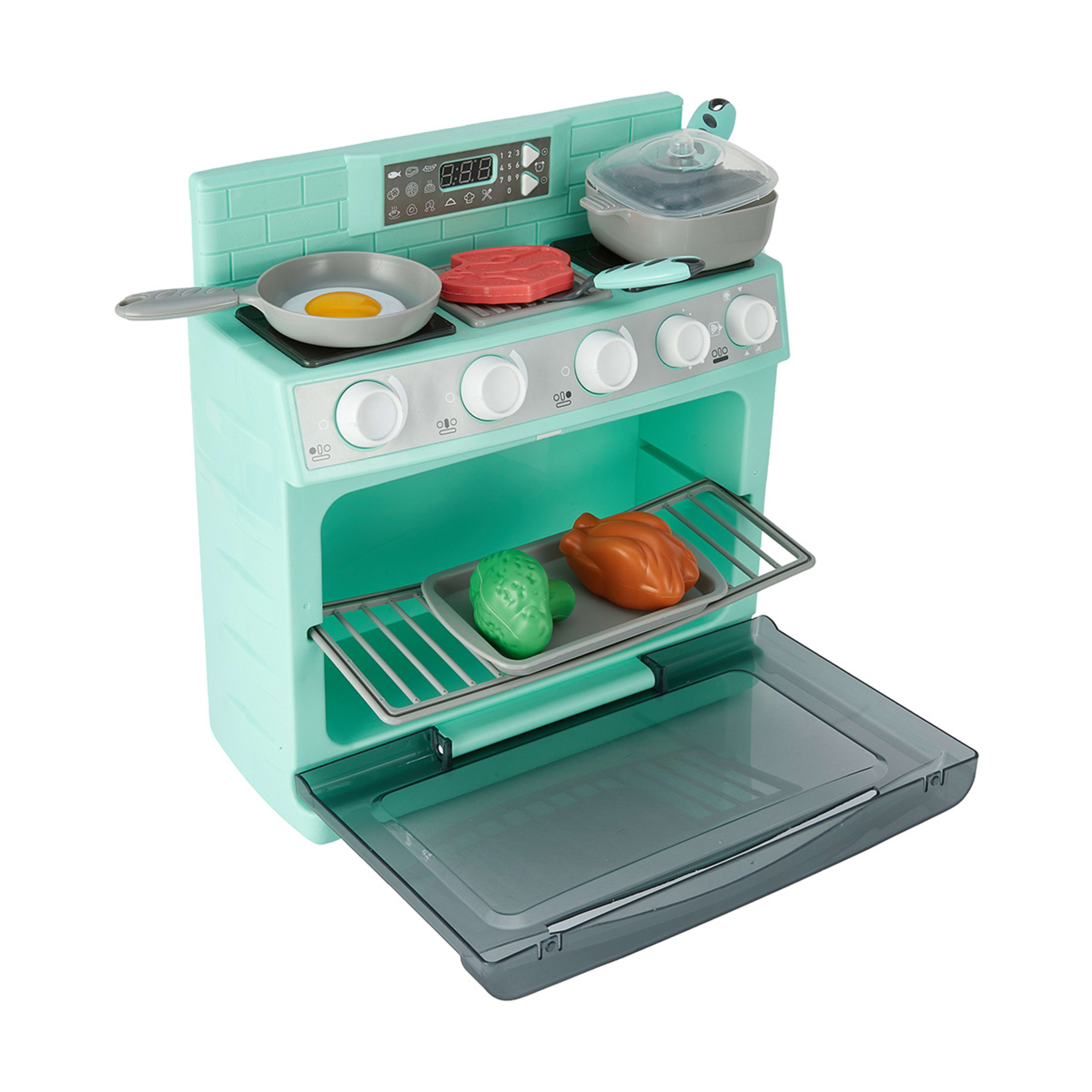 11 Piece Toy Kitchen Oven Kmart