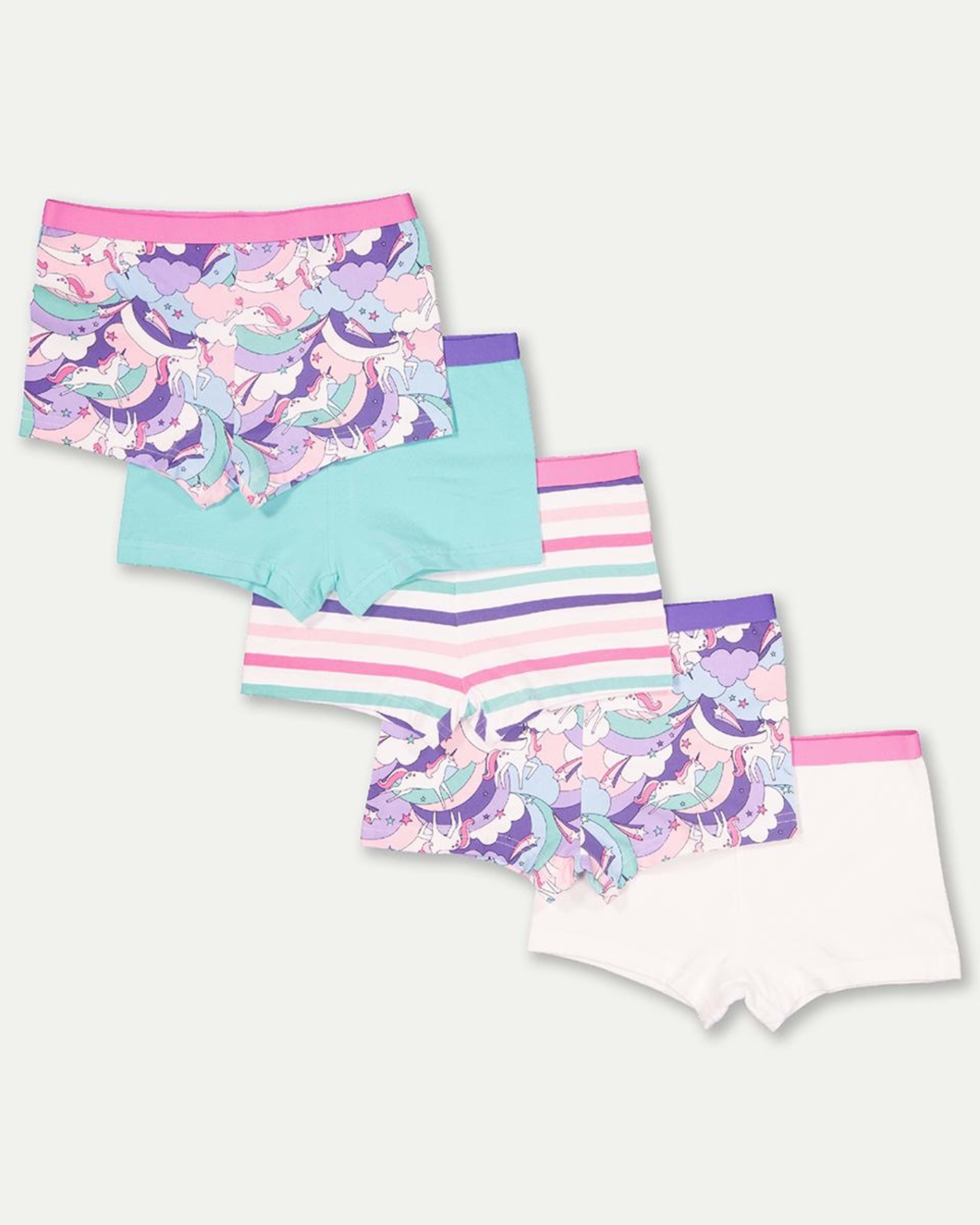 1 5 Pack Shorties Unicorn