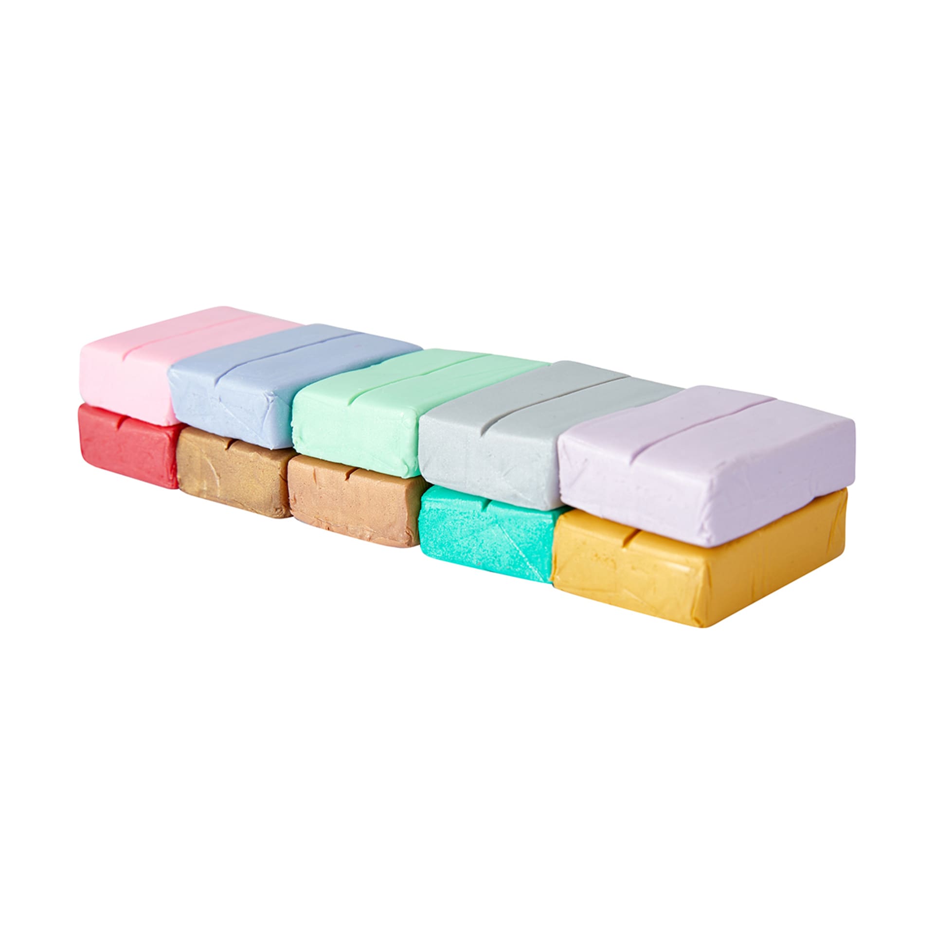 10 Pack Polymer Clay Metallic Kmart