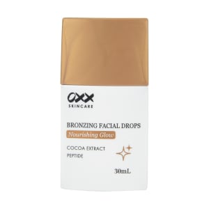 OXX Skincare Nourishing Glow Bronzing Facial Drops 30ml - Cocoa Extract & Pep