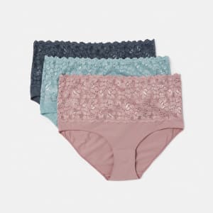 Kmart 3 Pack Ultrasoft Recycled Polyester Full Briefs-Sphinx Size