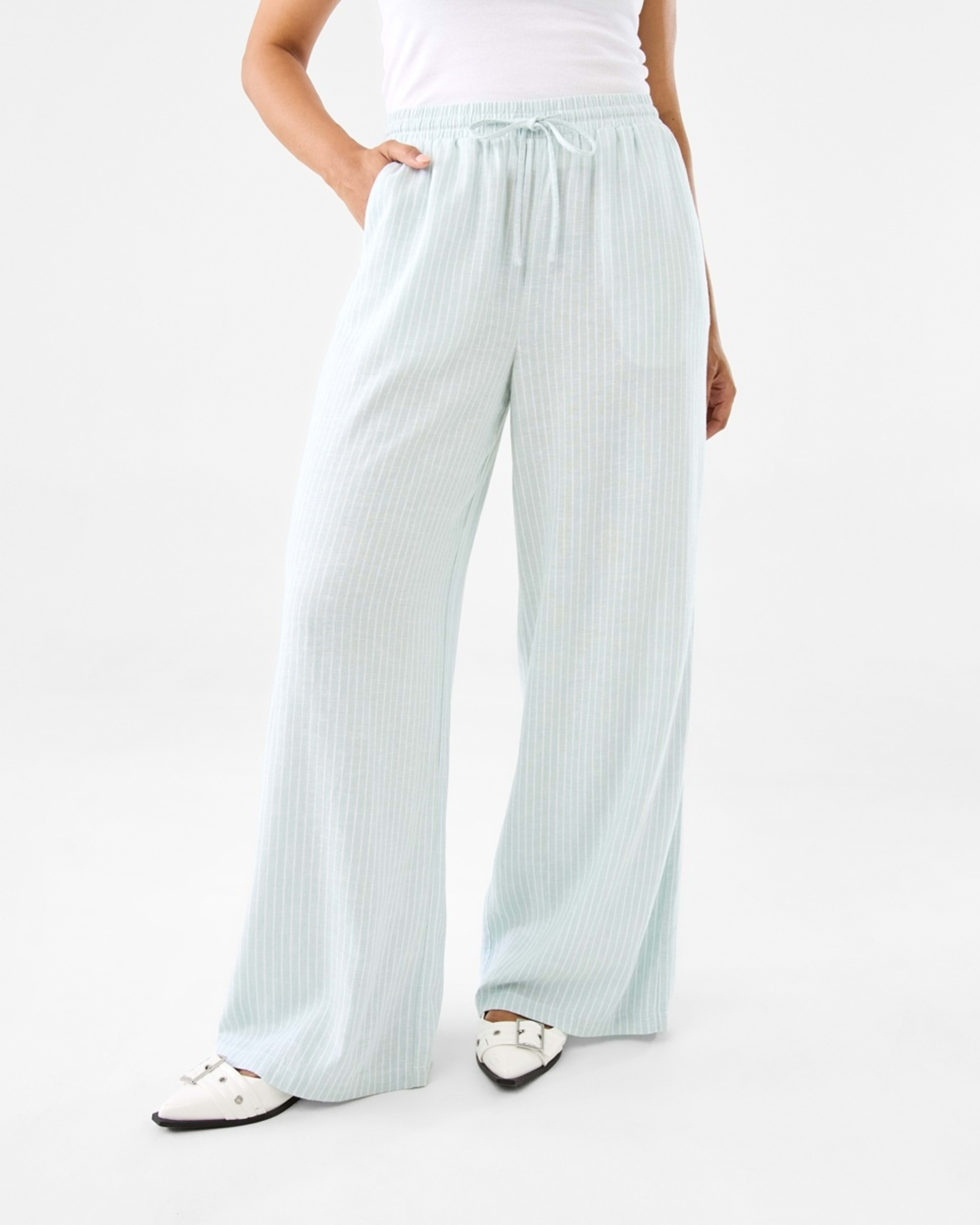 1 Wide Full Length Pants Seafoam St