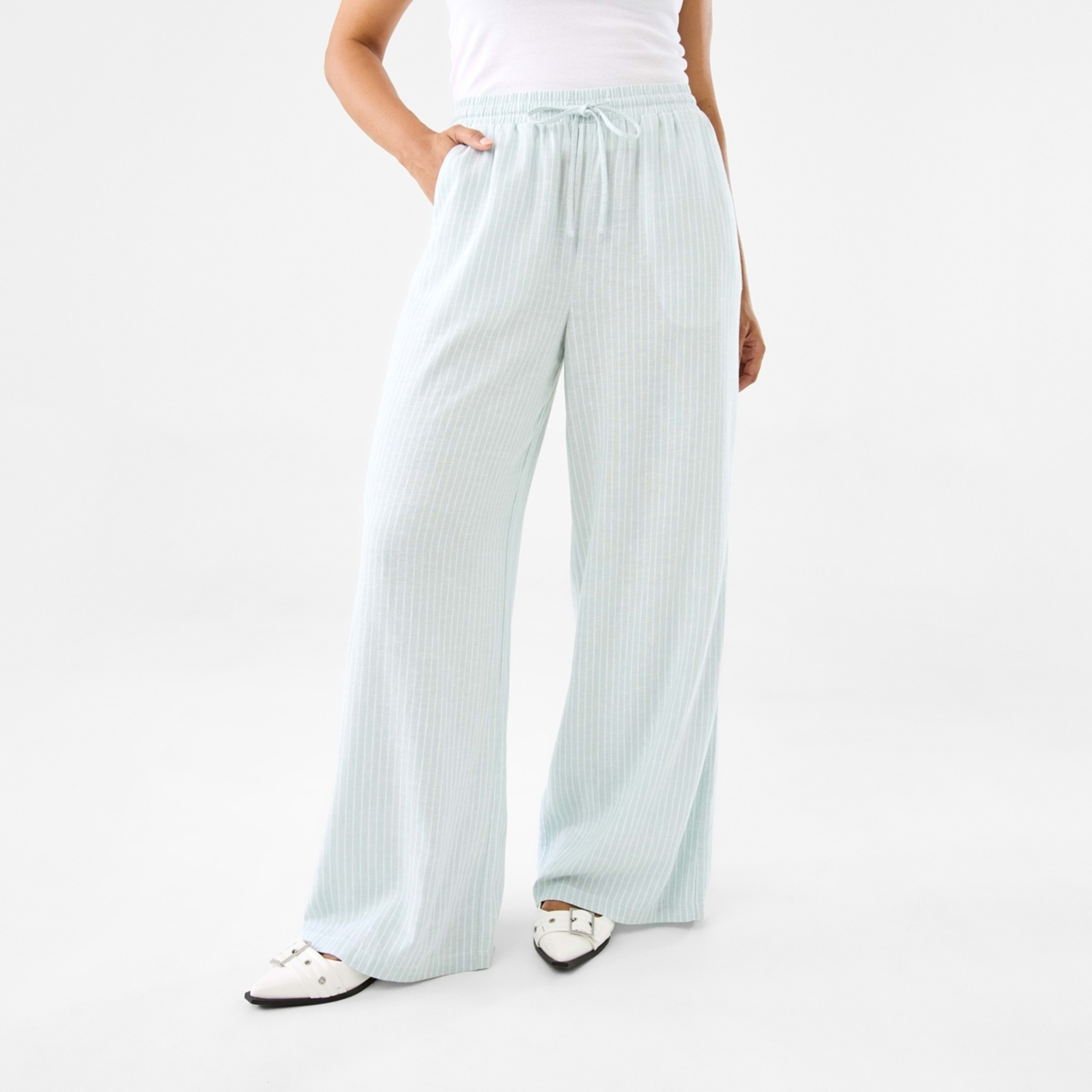 1 Wide Full Length Pants Seafoam St, 1 of 7