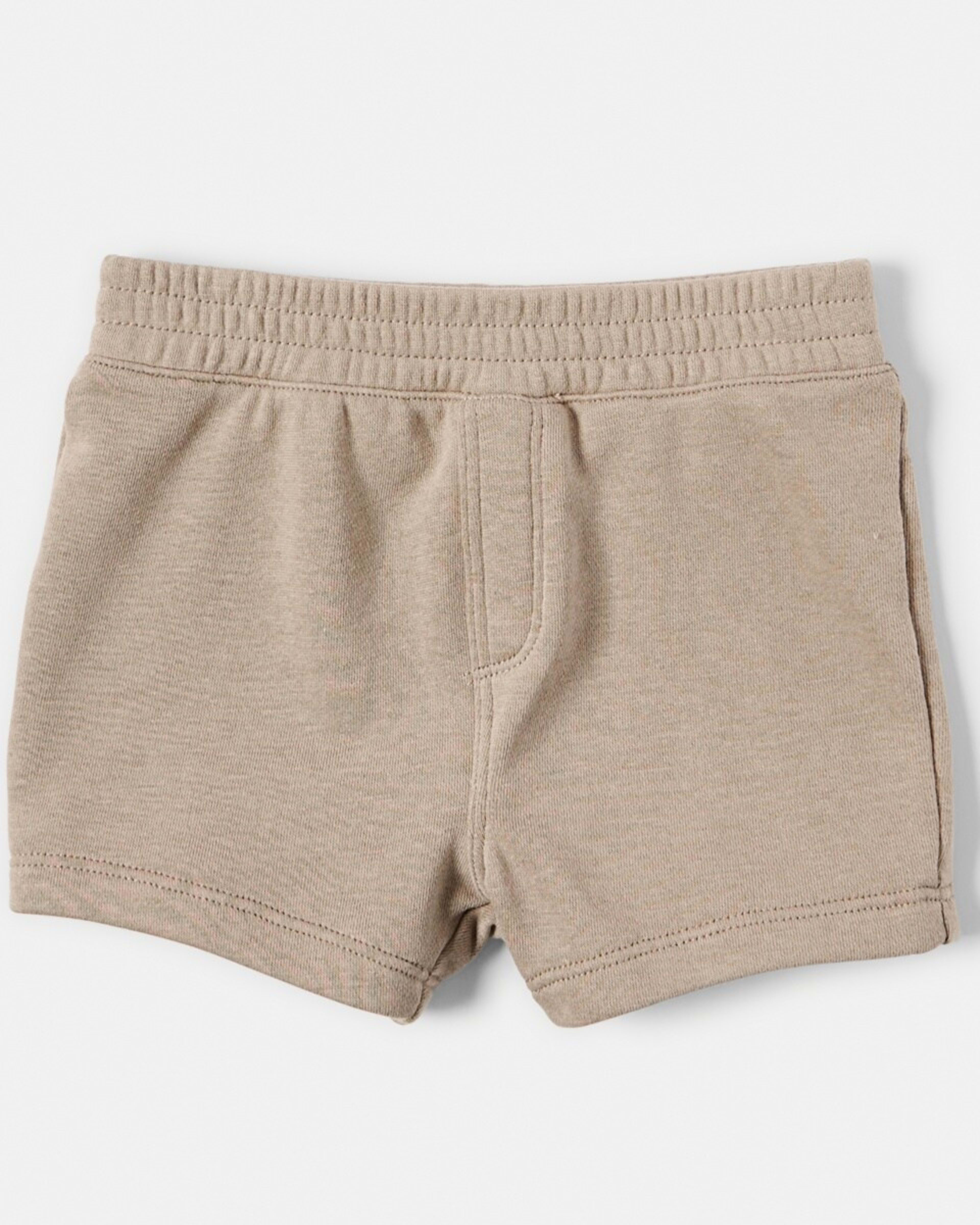 1 Terry Shorts Bwn Mocha