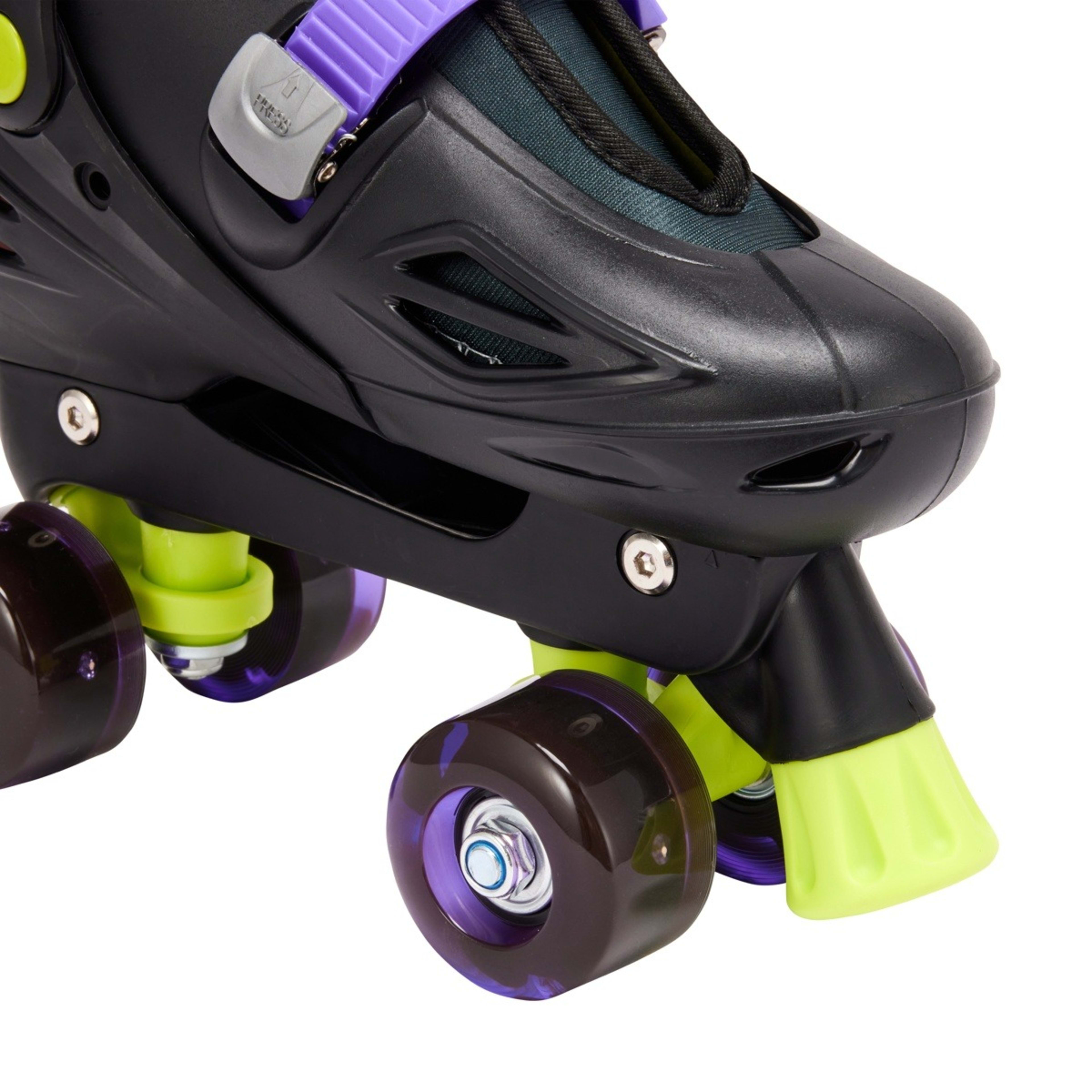 4 Inline and Roller Combo Skates - Black, Size 3 to 6, 4 of 9