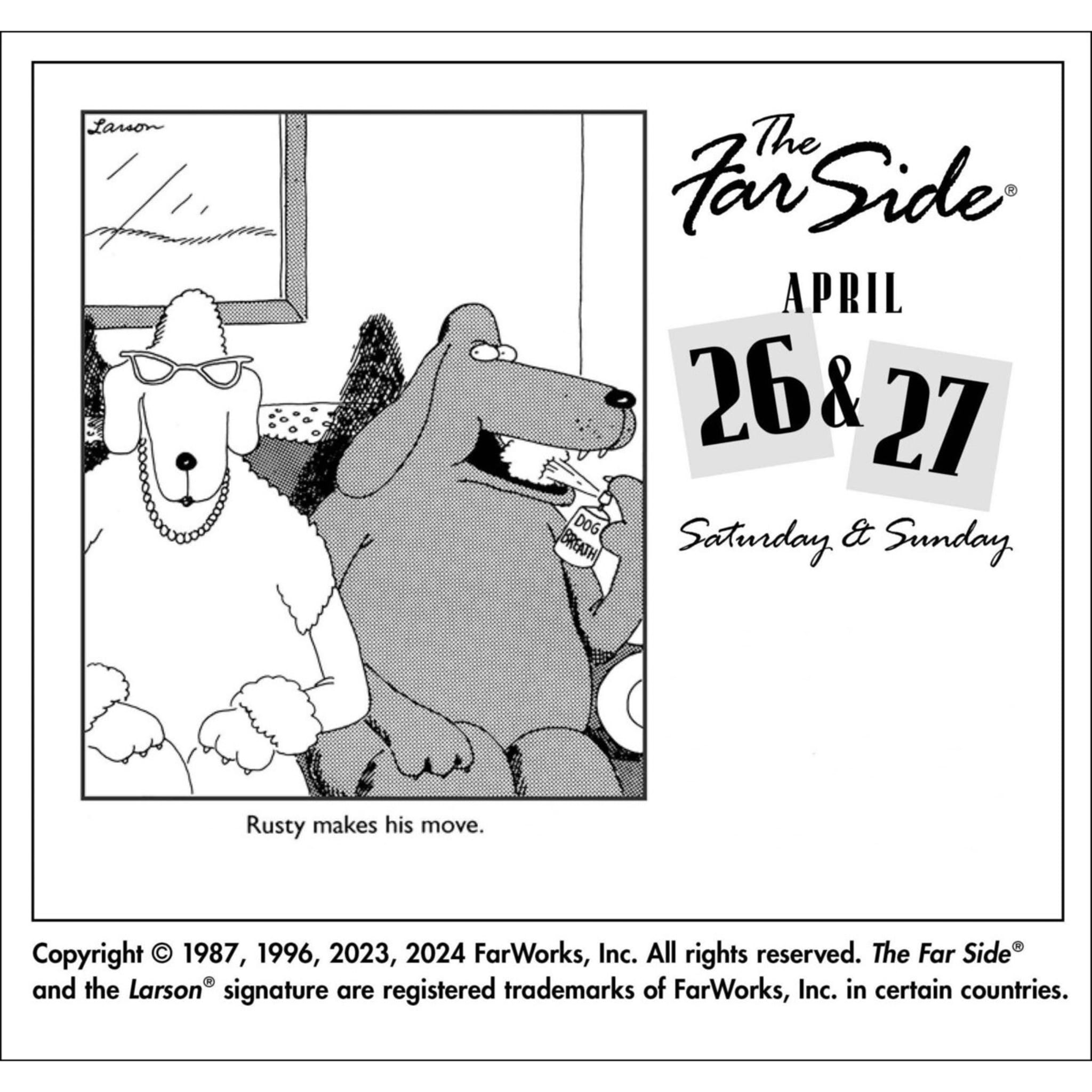The Far Side OfftheWall 2025 Calendar by Gary Larson Kmart The Far Side Off The Wall Calendar 2025