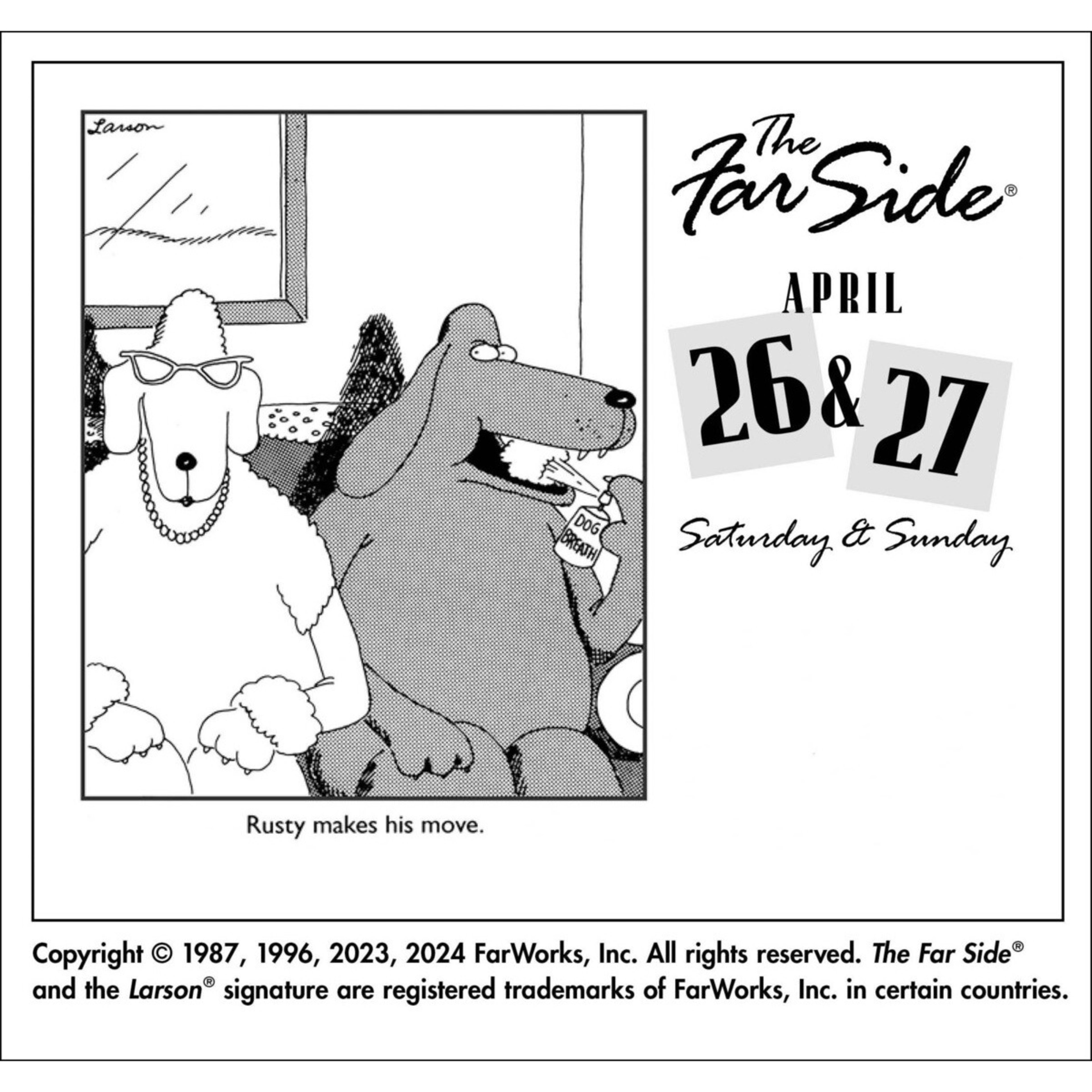 3 The Far Side Off-the-Wall 2025 Calendar by Gary Larson, 3 of 3