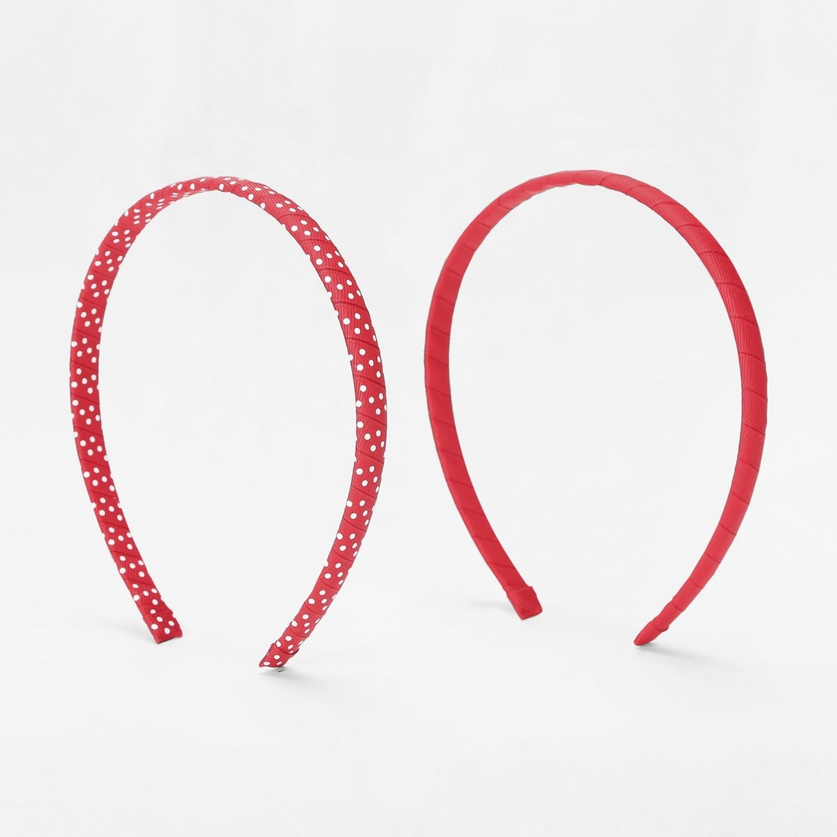 2 Pack Hard Headbands - Red - Kmart