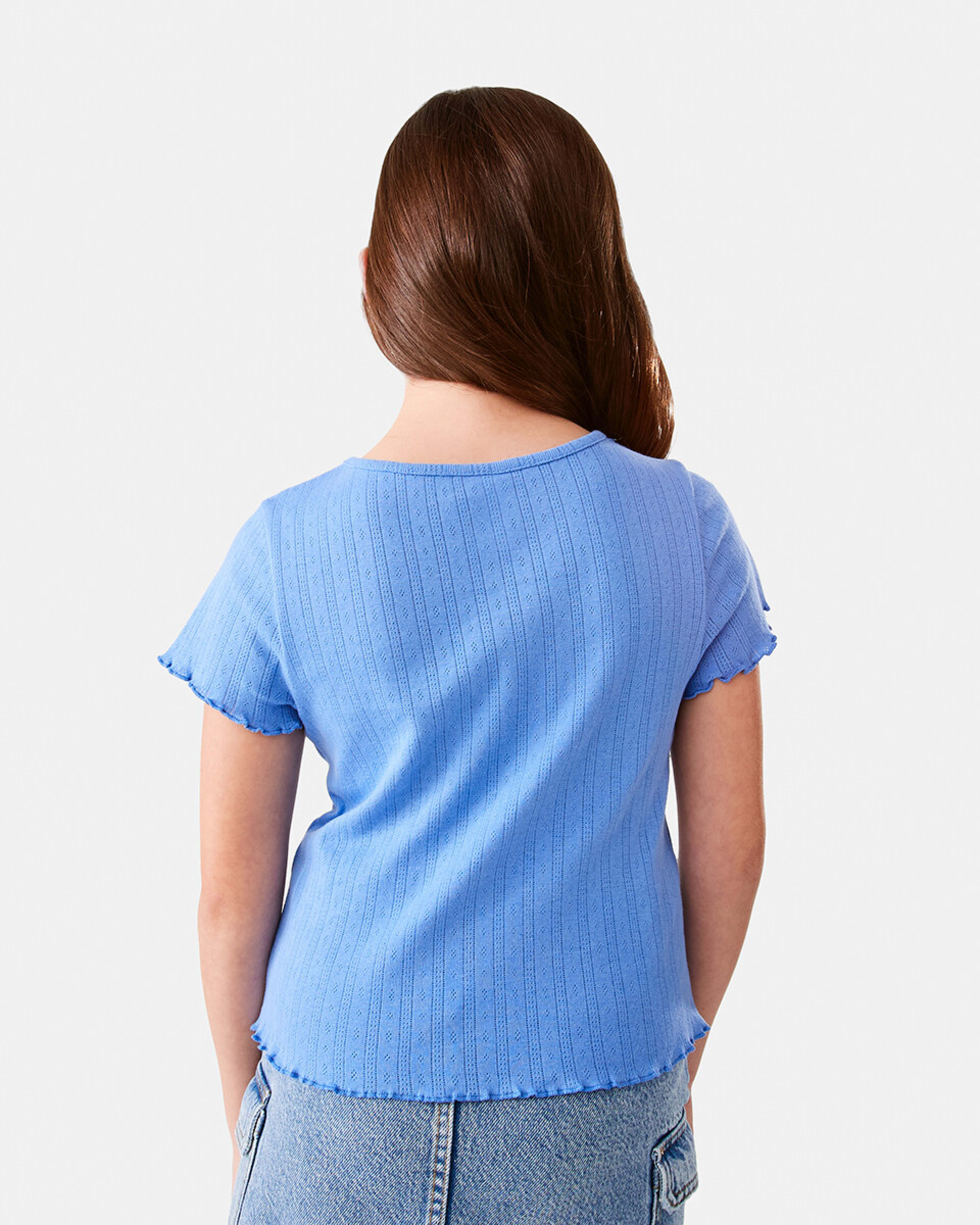 2 Ruched V-Neck Top Blu Marine, 2 of 9