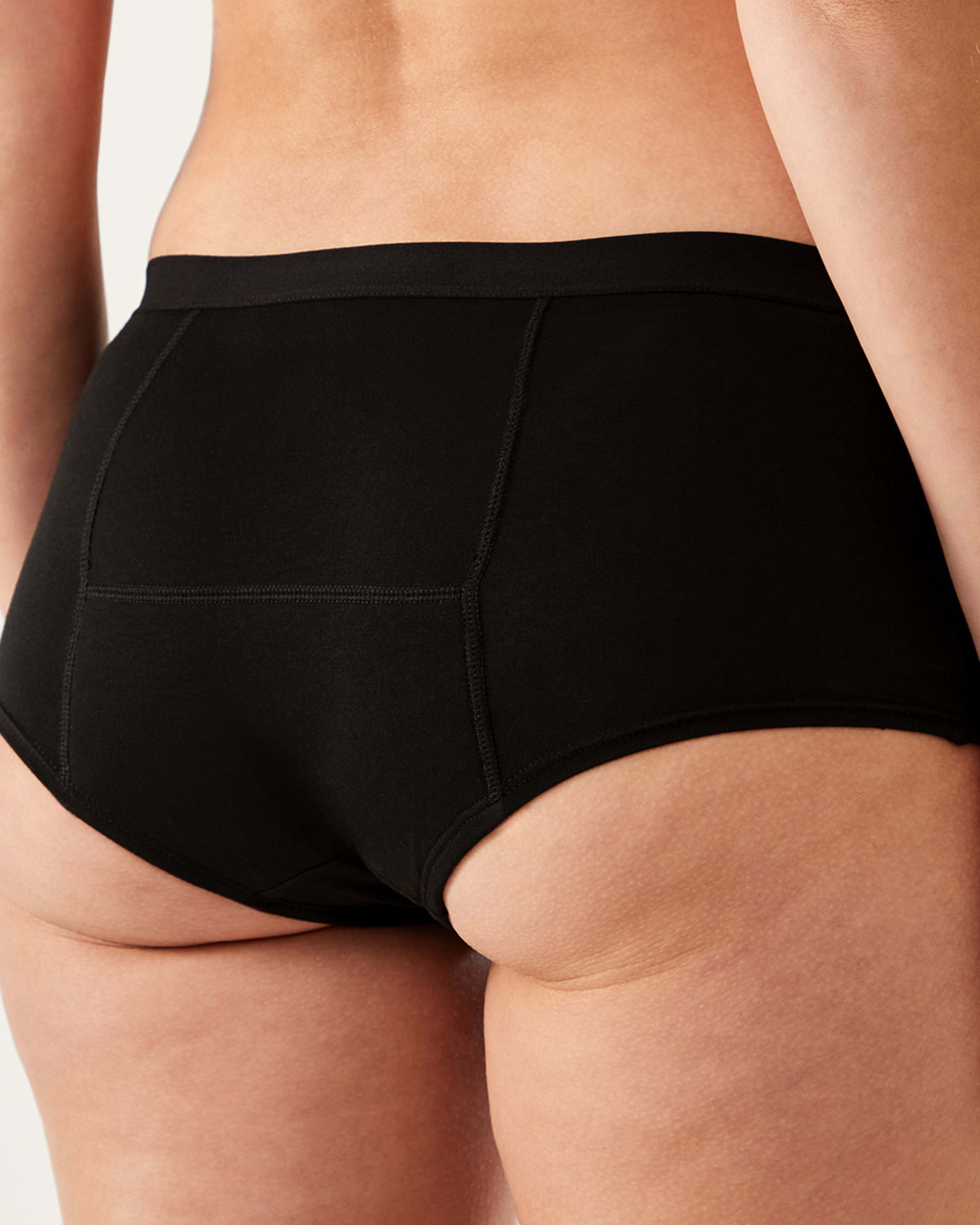 5 2 Pack Full Period Briefs - Moderate and Heavy Flow BLACK, 5 of 7