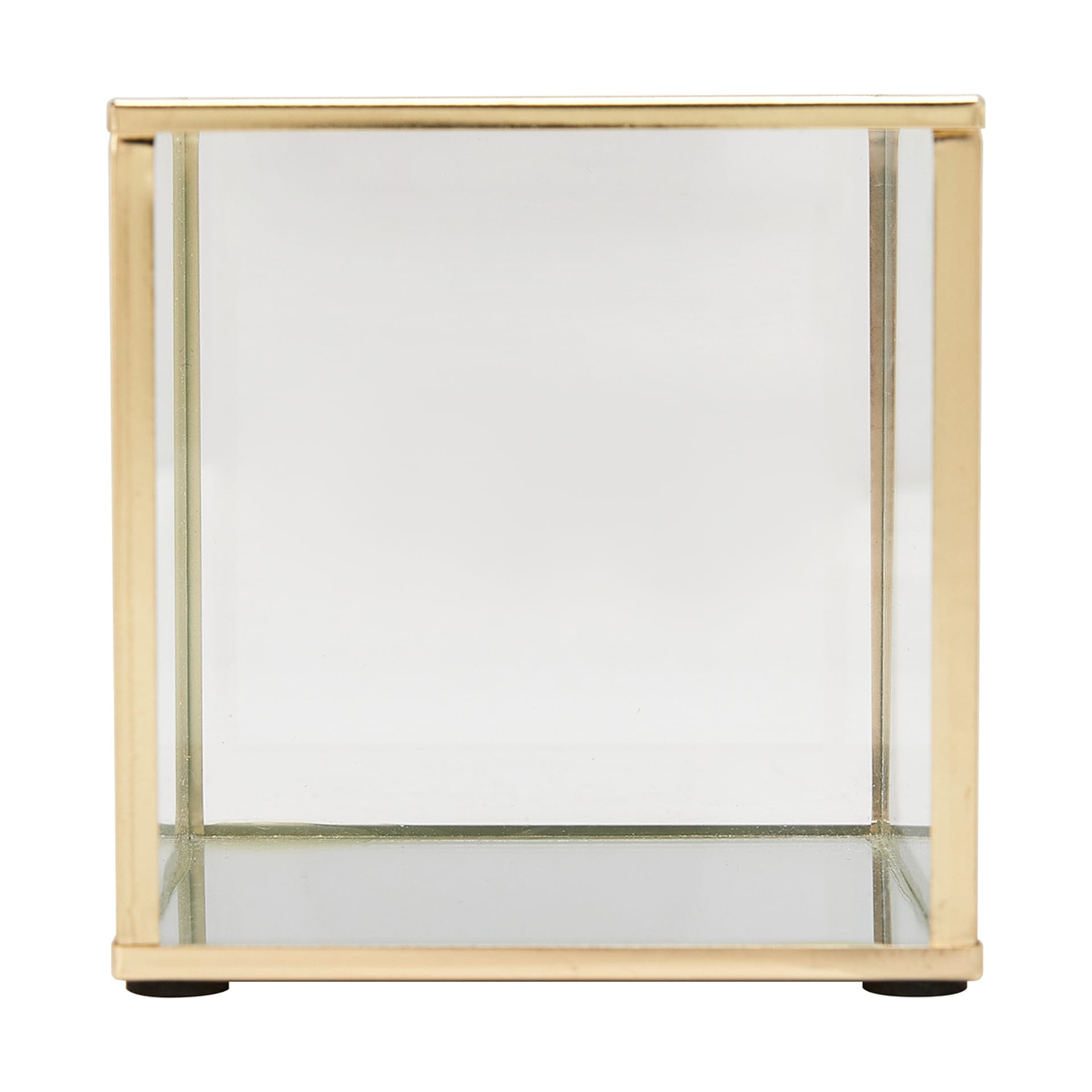 Glass Tealight Holder Brass Look Kmart