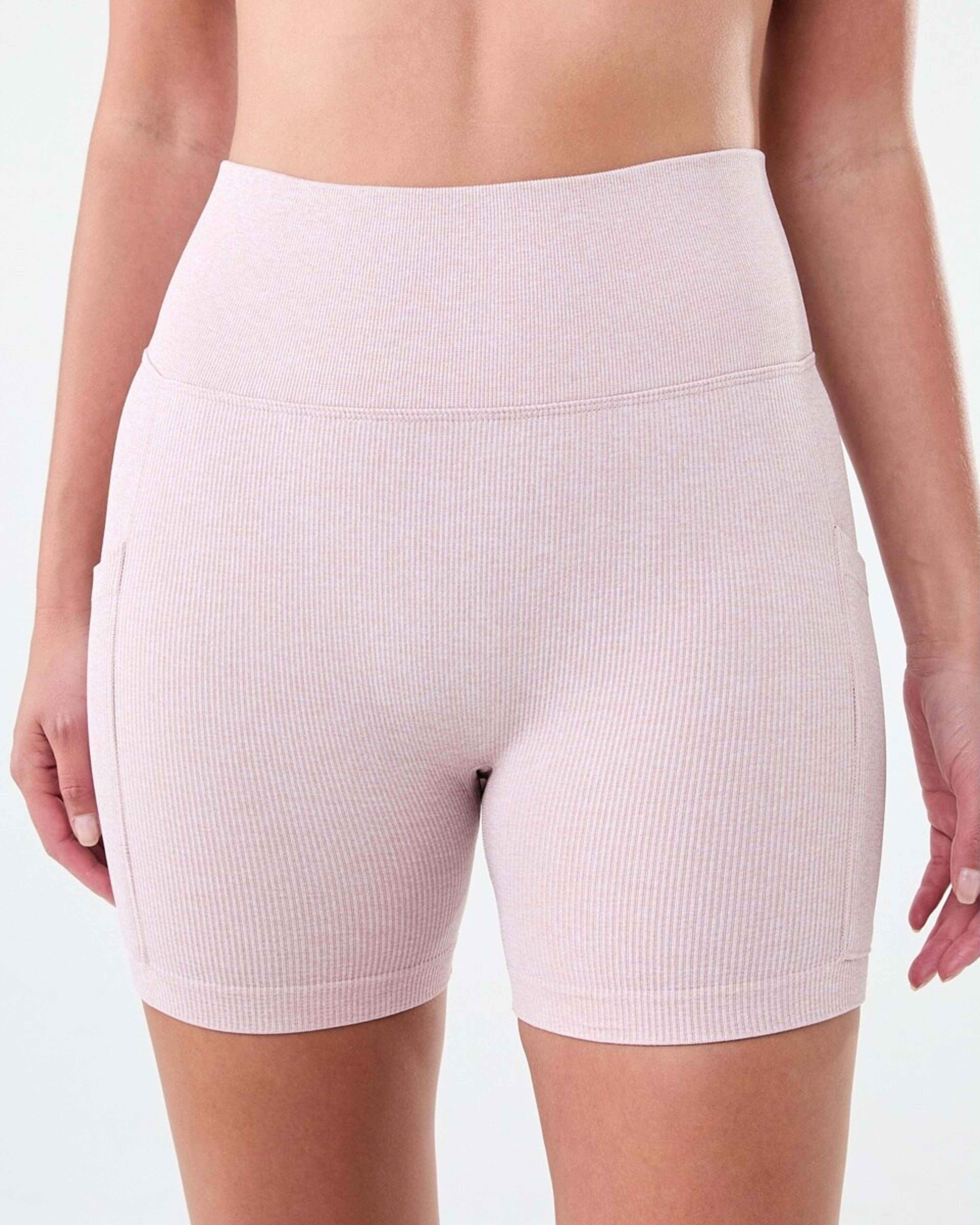 1 Active Womens Seamfree Pocket Bike Shorts Sol B Pink, 1 of 7