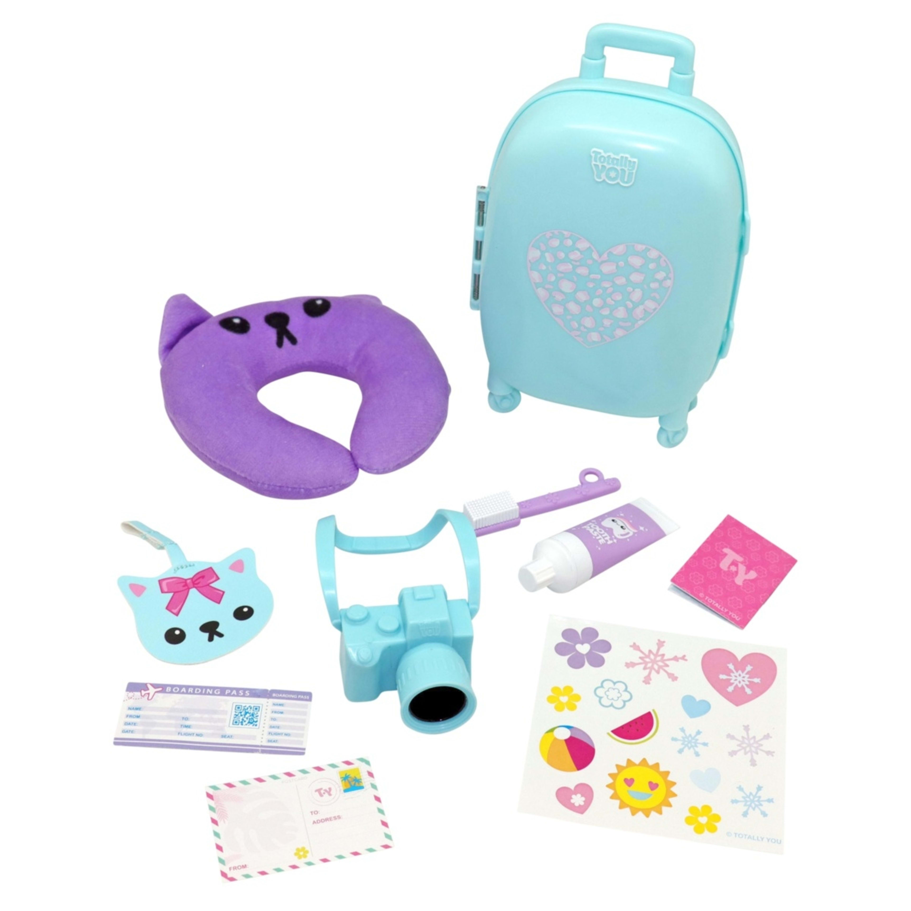 10 Piece Totally YOU Accessory Pack Happy Travels Kmart