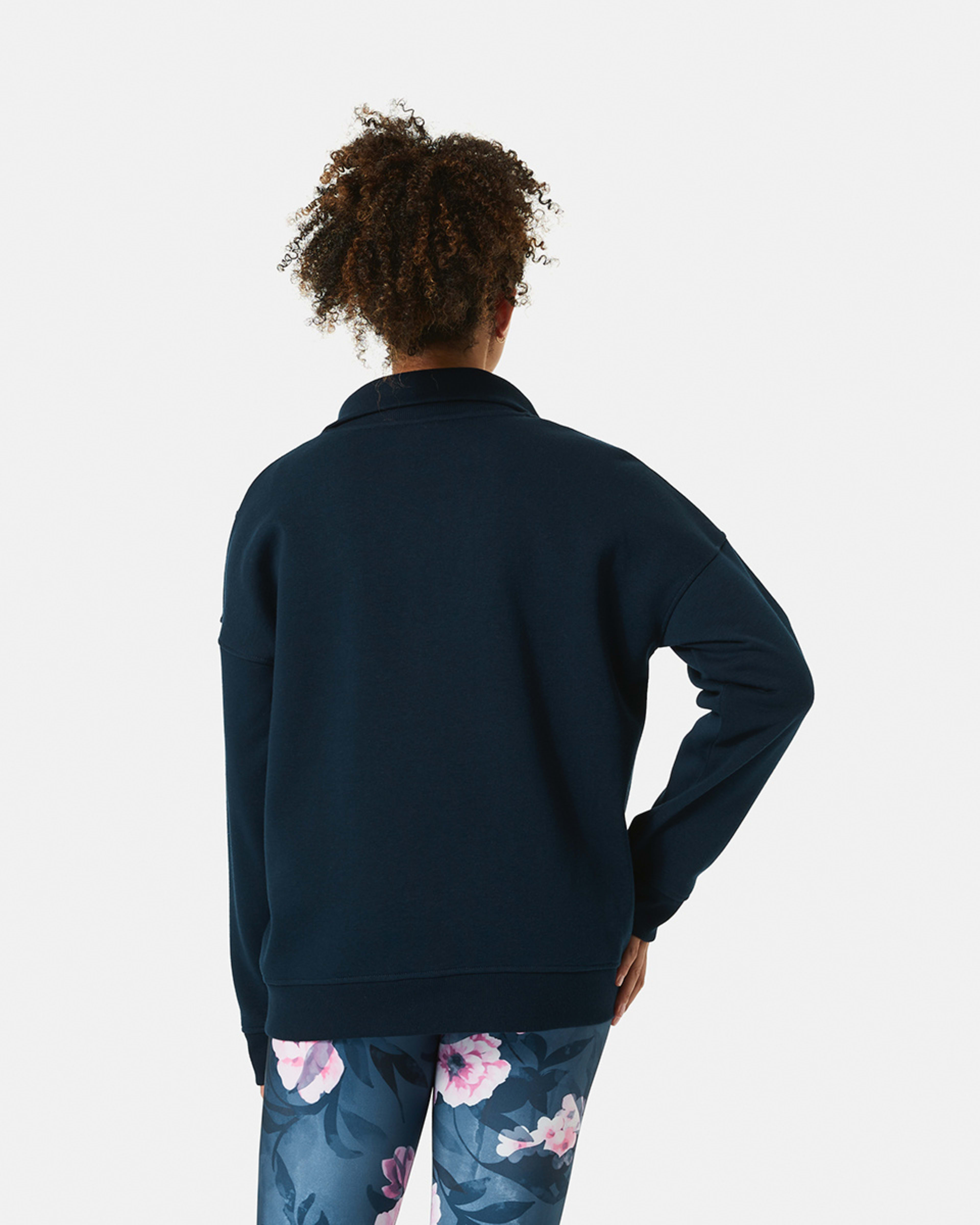 Active Everlast Womens Oversized Fleece Collar Sweatshirt Kmart