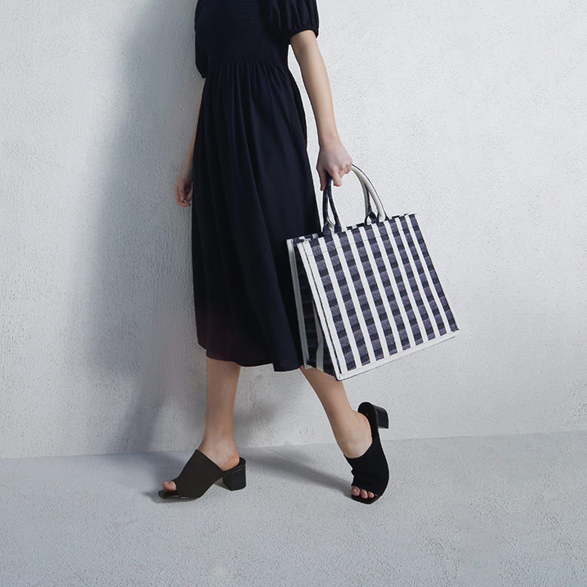 Casual Knit Square Toe Mules Kmart