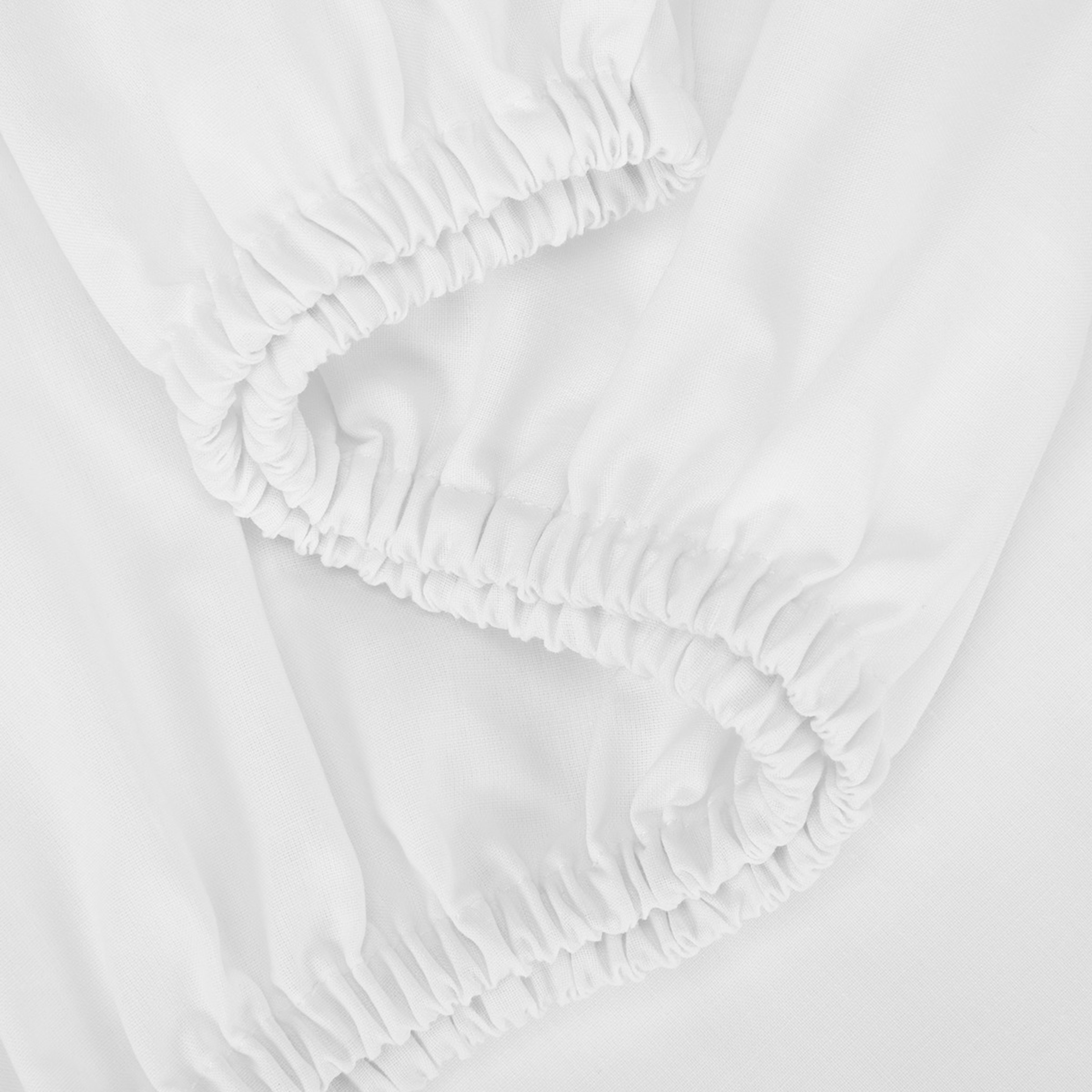3 180 Thread Count Sheet Set - Single Bed, White, 3 of 7