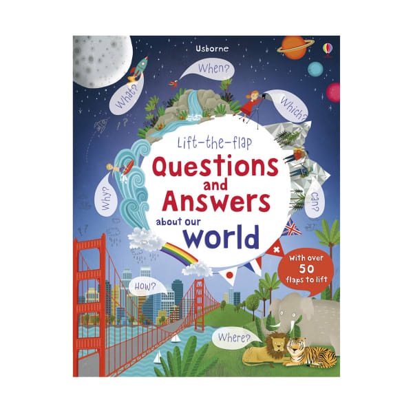 Usborne Lift-The-Flap: Questions and Answers About Our World - Book - Kmart Usborne Lift-The-Flap: Questions and Answers About Our World - Book - Kmart
