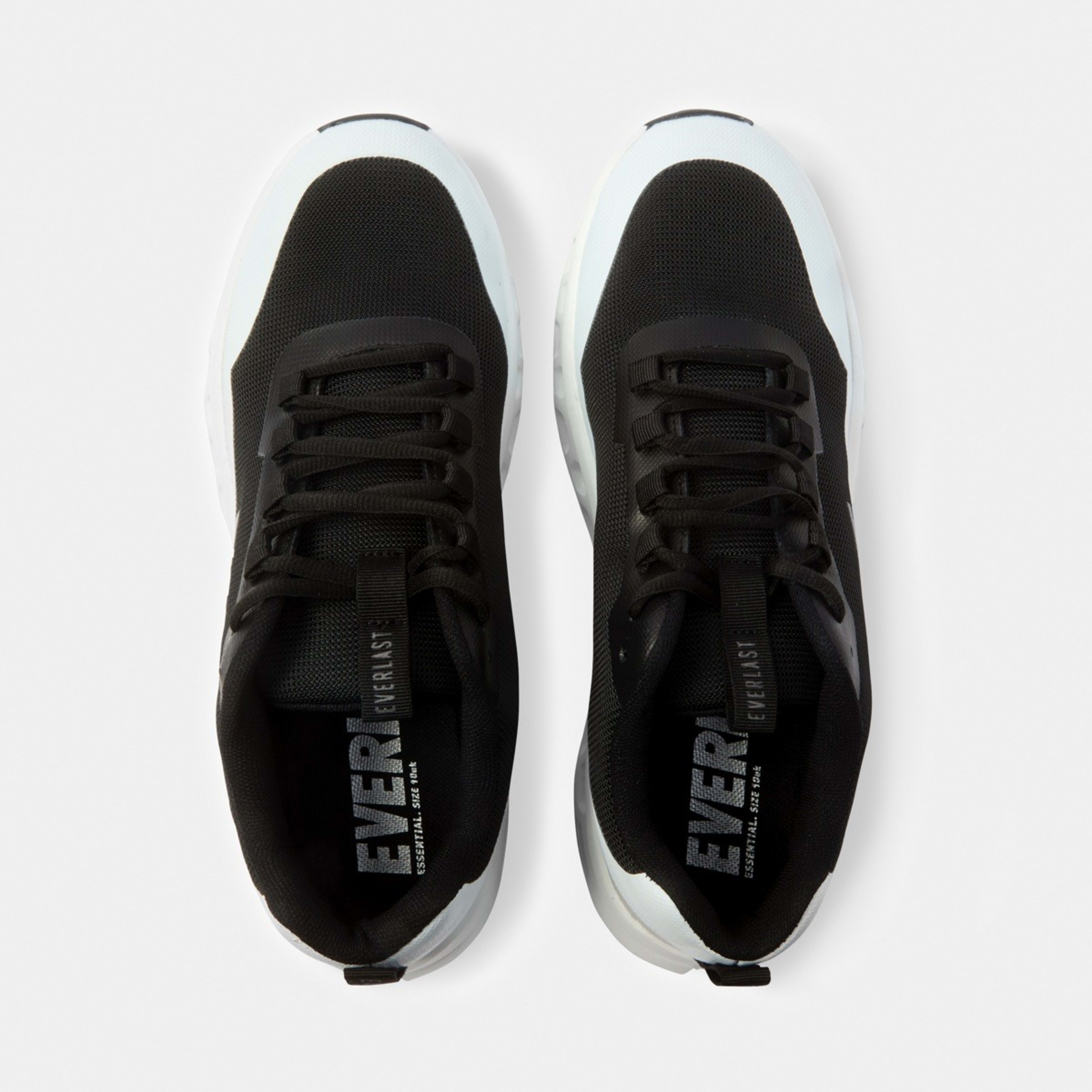 3 Everlast Mens Heartland Training Shoes Blk Wht, 3 of 5