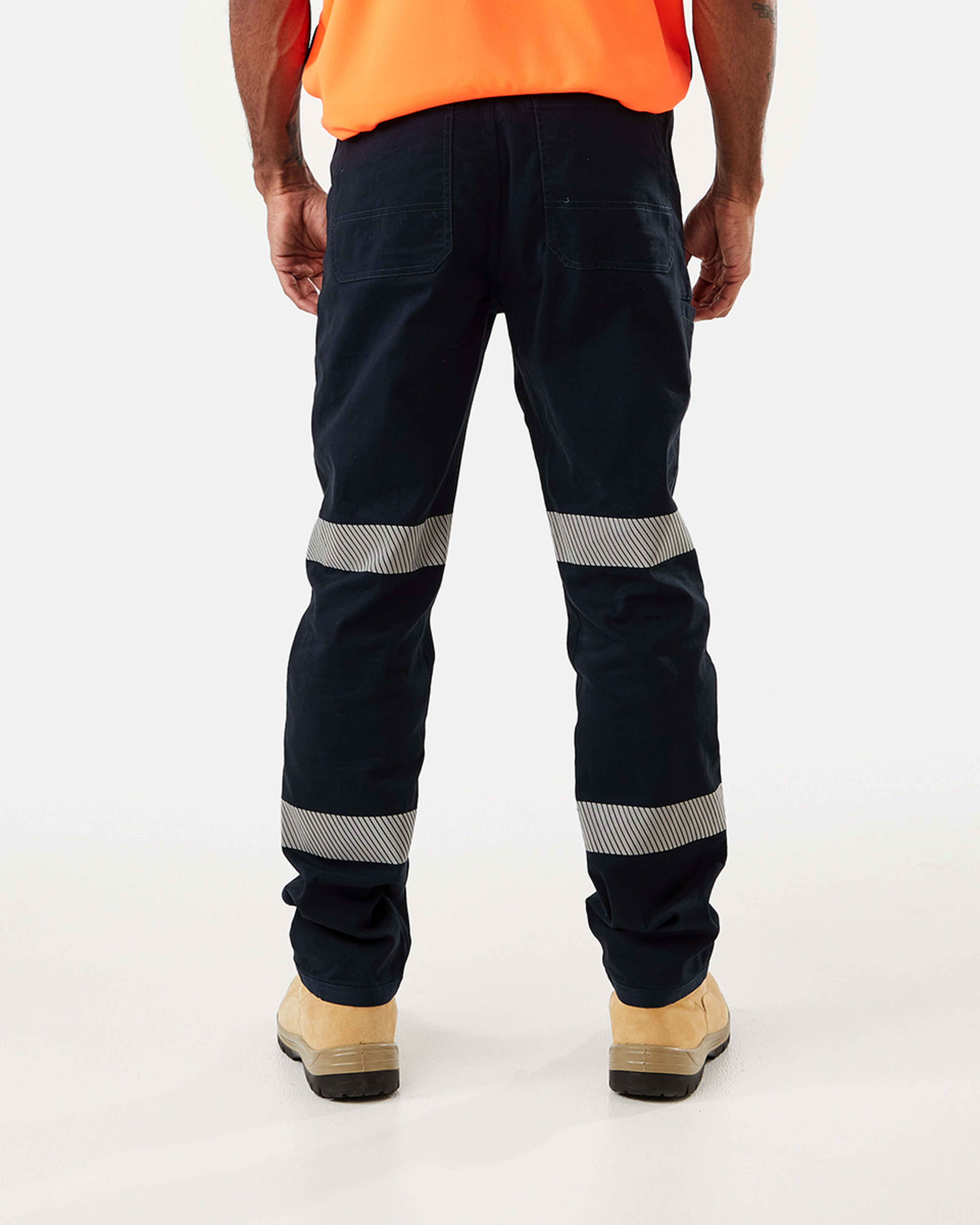 3 Workwear Segmented Reflective Tape Pants SKY CAPTAIN, 3 of 7