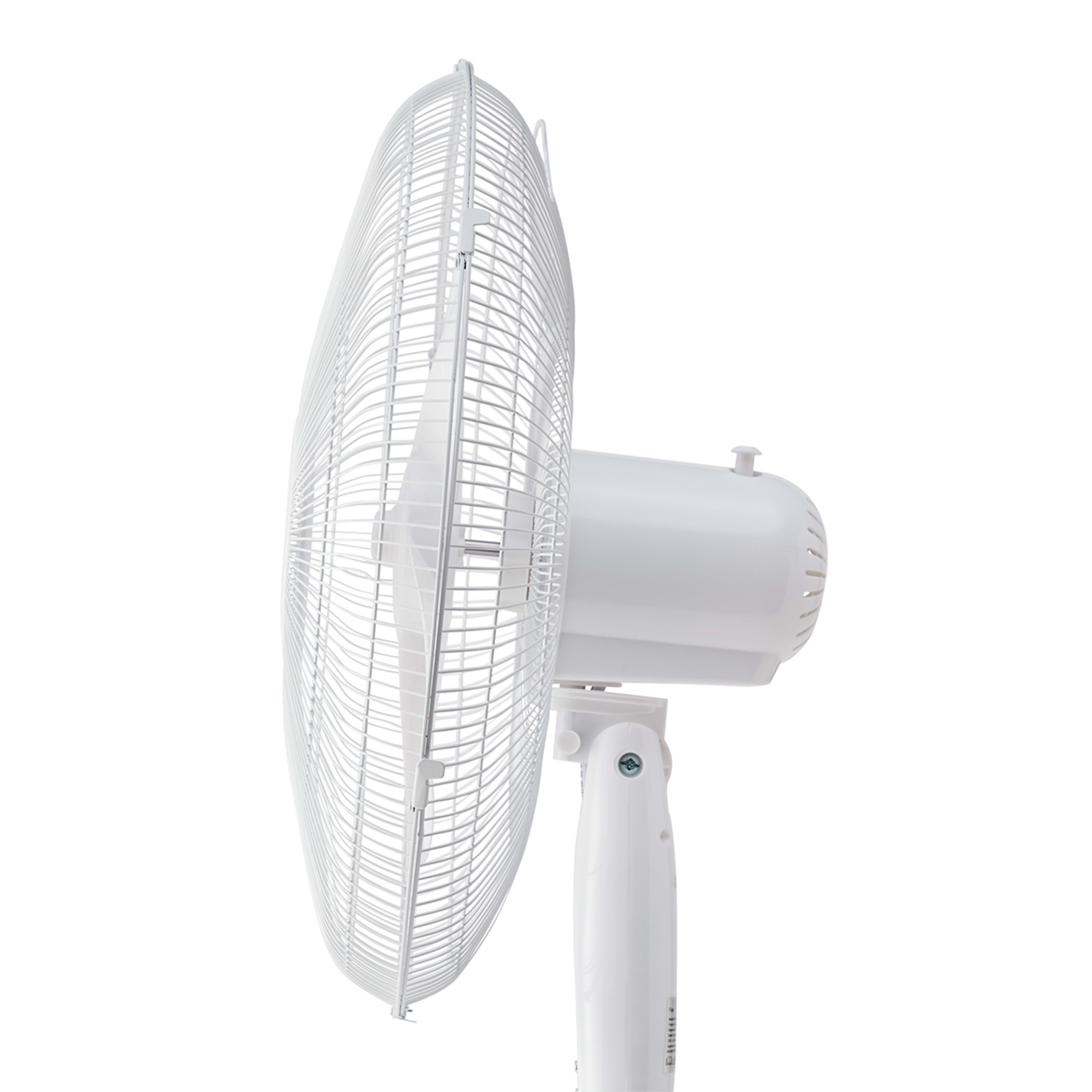 50cm White Pedestal Fan Kmart