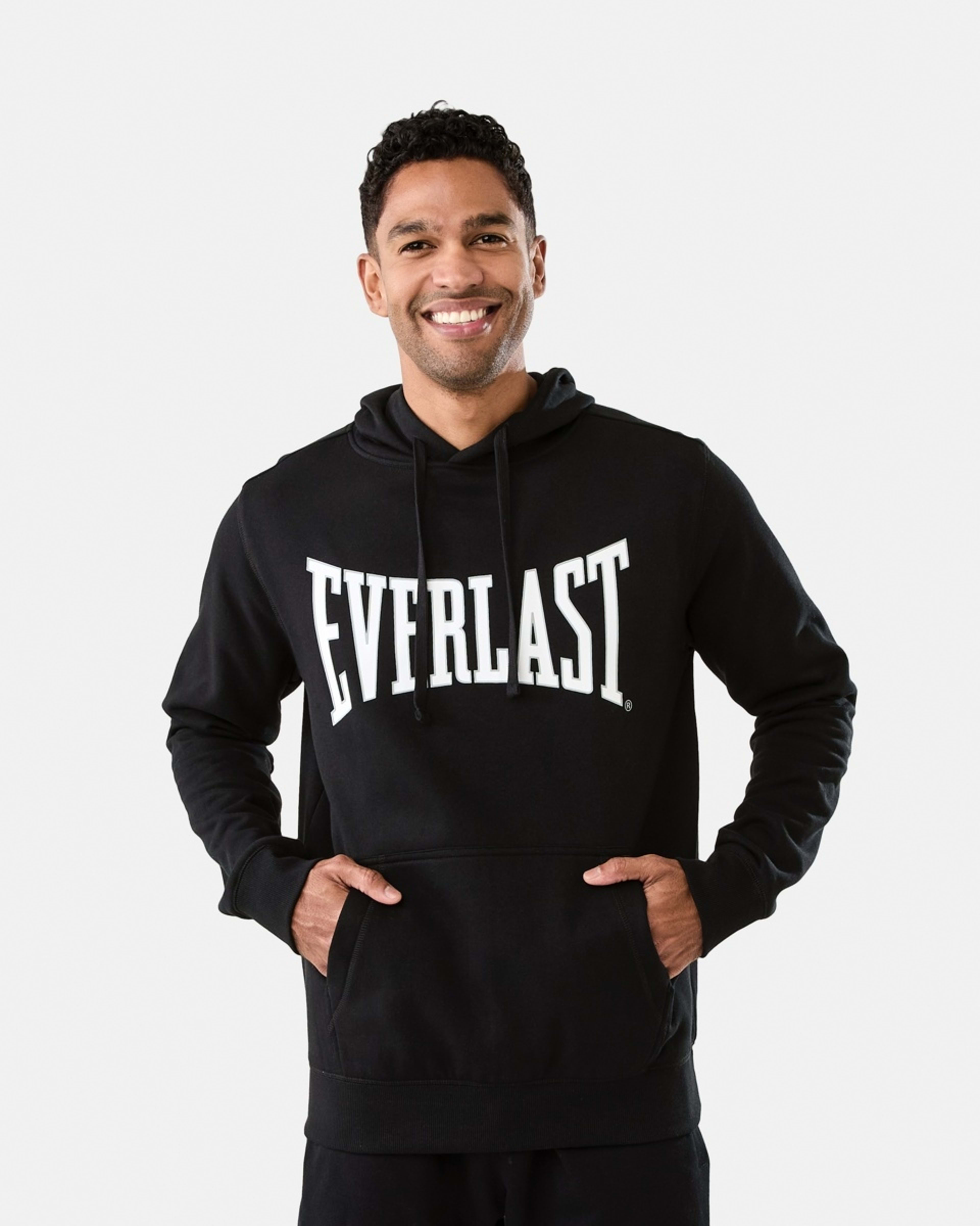 1 Everlast Mens Classic Sport Hoodie EVER CLASSIC BLACK