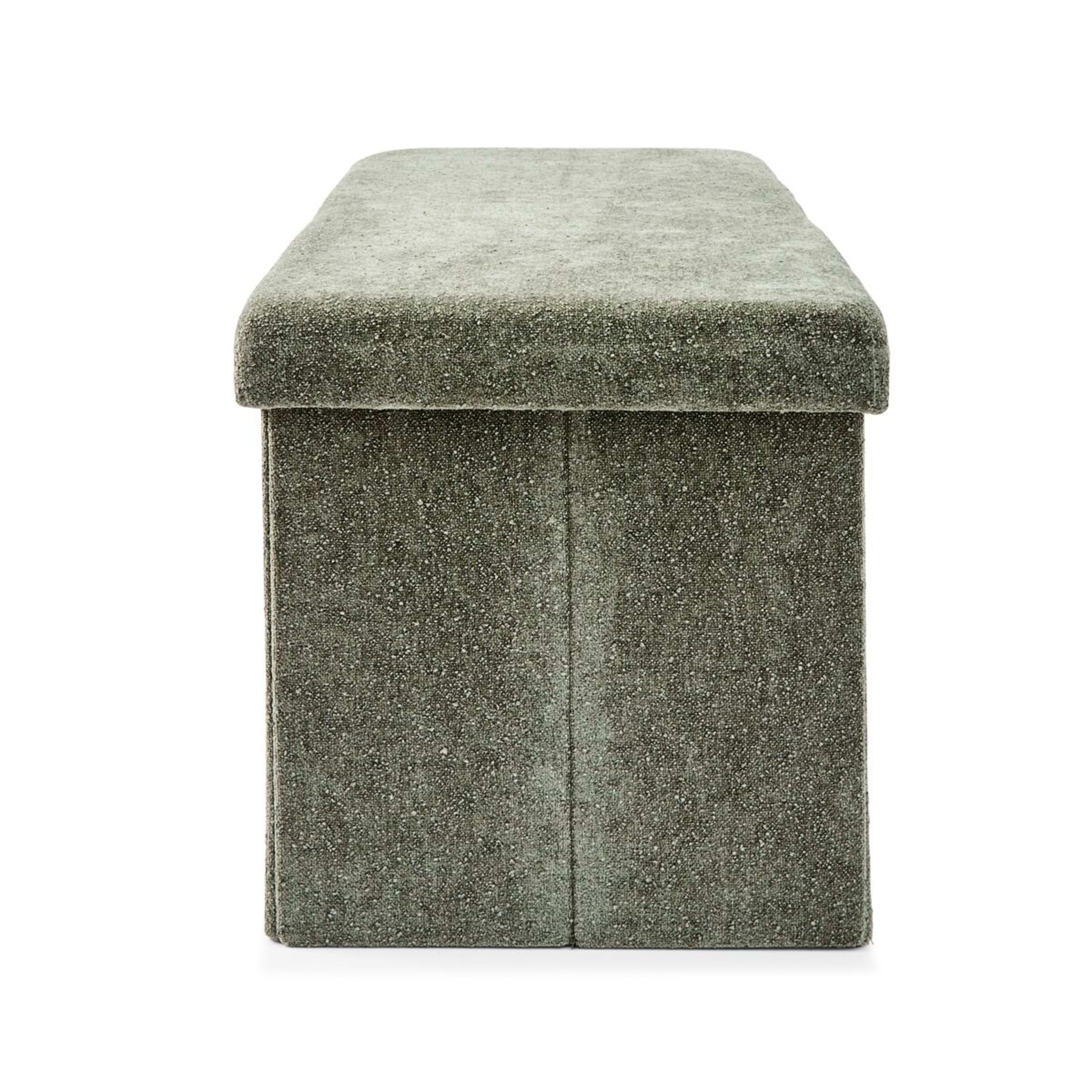 7 Ottoman Storage Bench - Green, 7 of 9