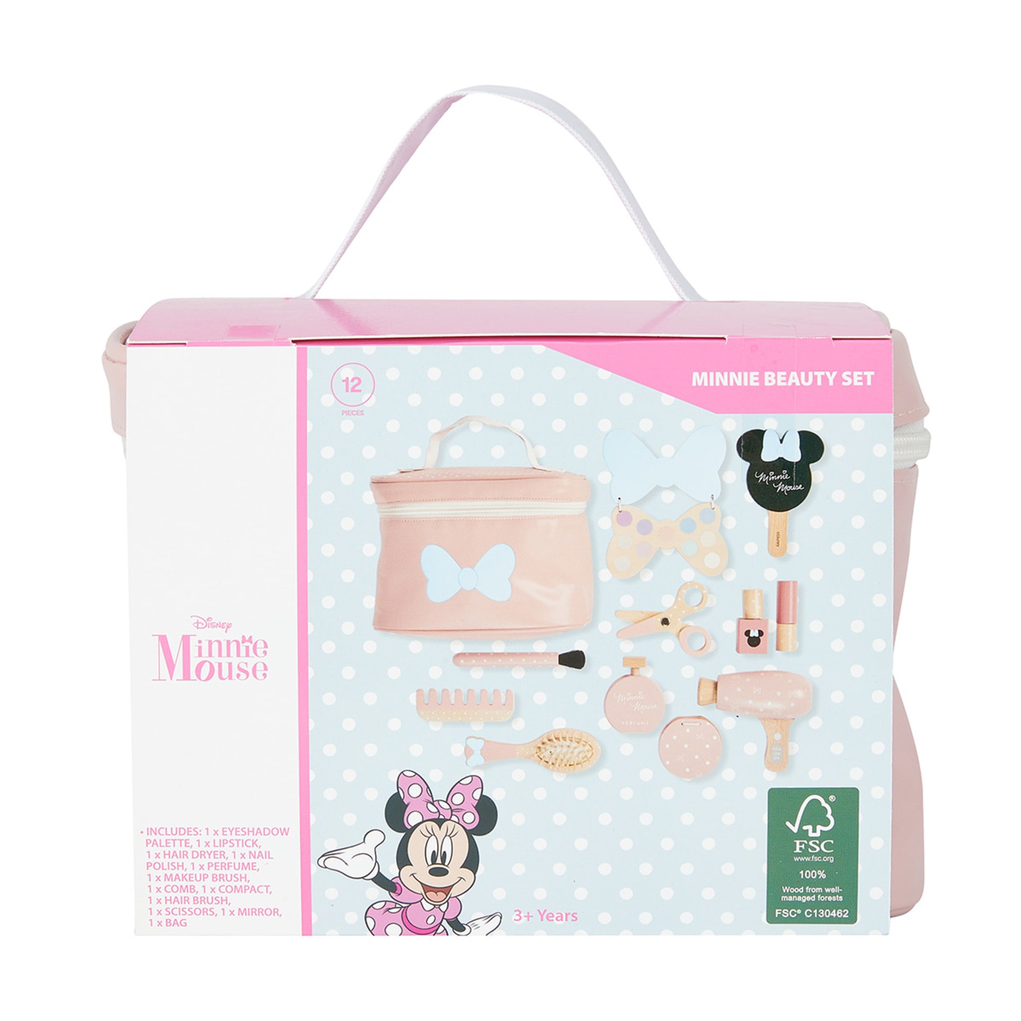 12 Piece Disney Minnie Mouse Toy Beauty Set Kmart NZ