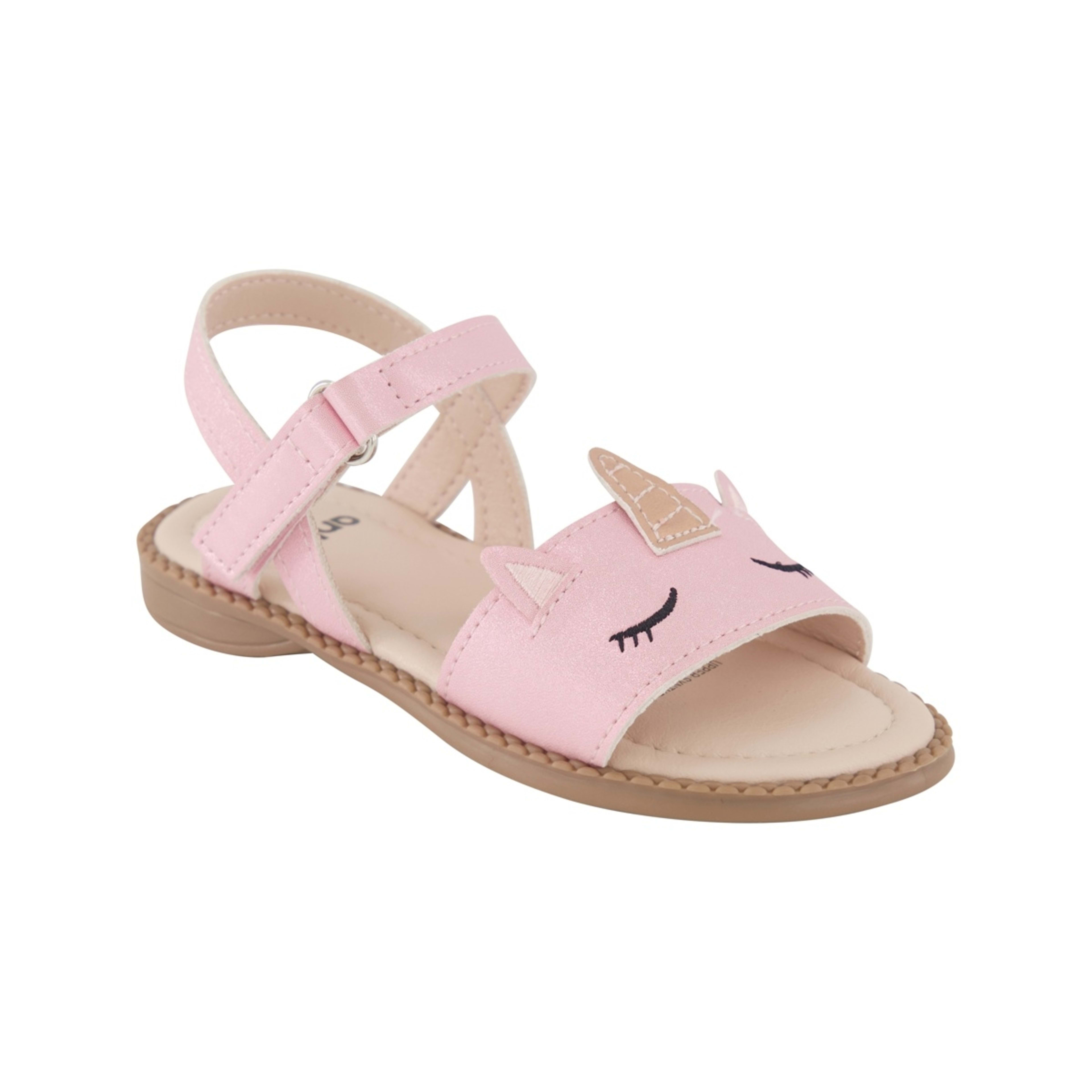 1 Junior Novelty Sandals Nova Unicorn Silver Pink, 1 of 4