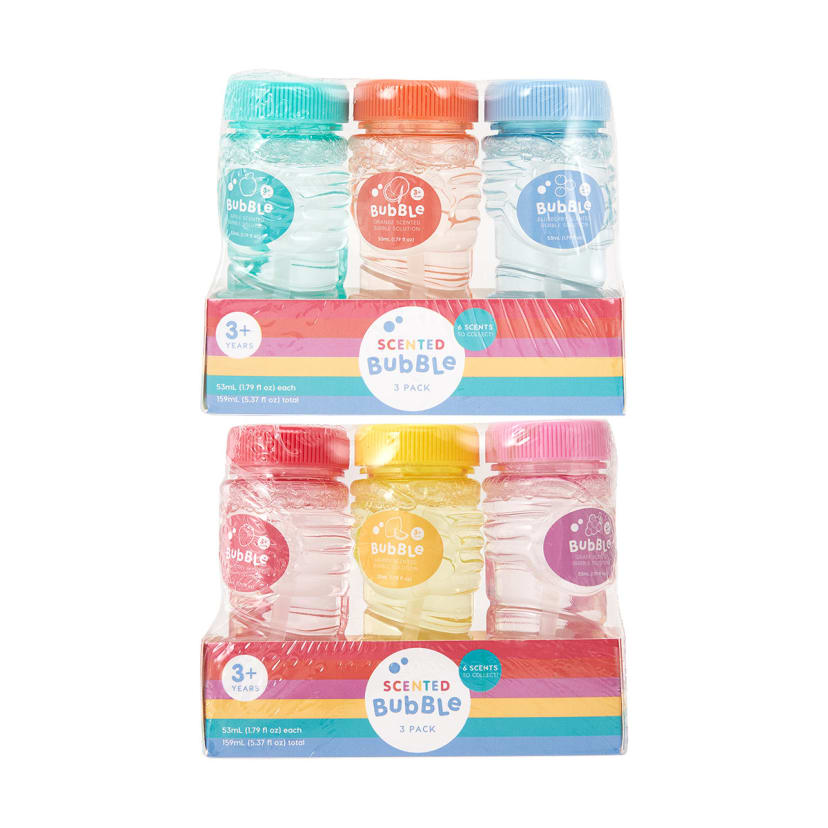 3 Pack Scented Bubble Solution Assorted Kmart