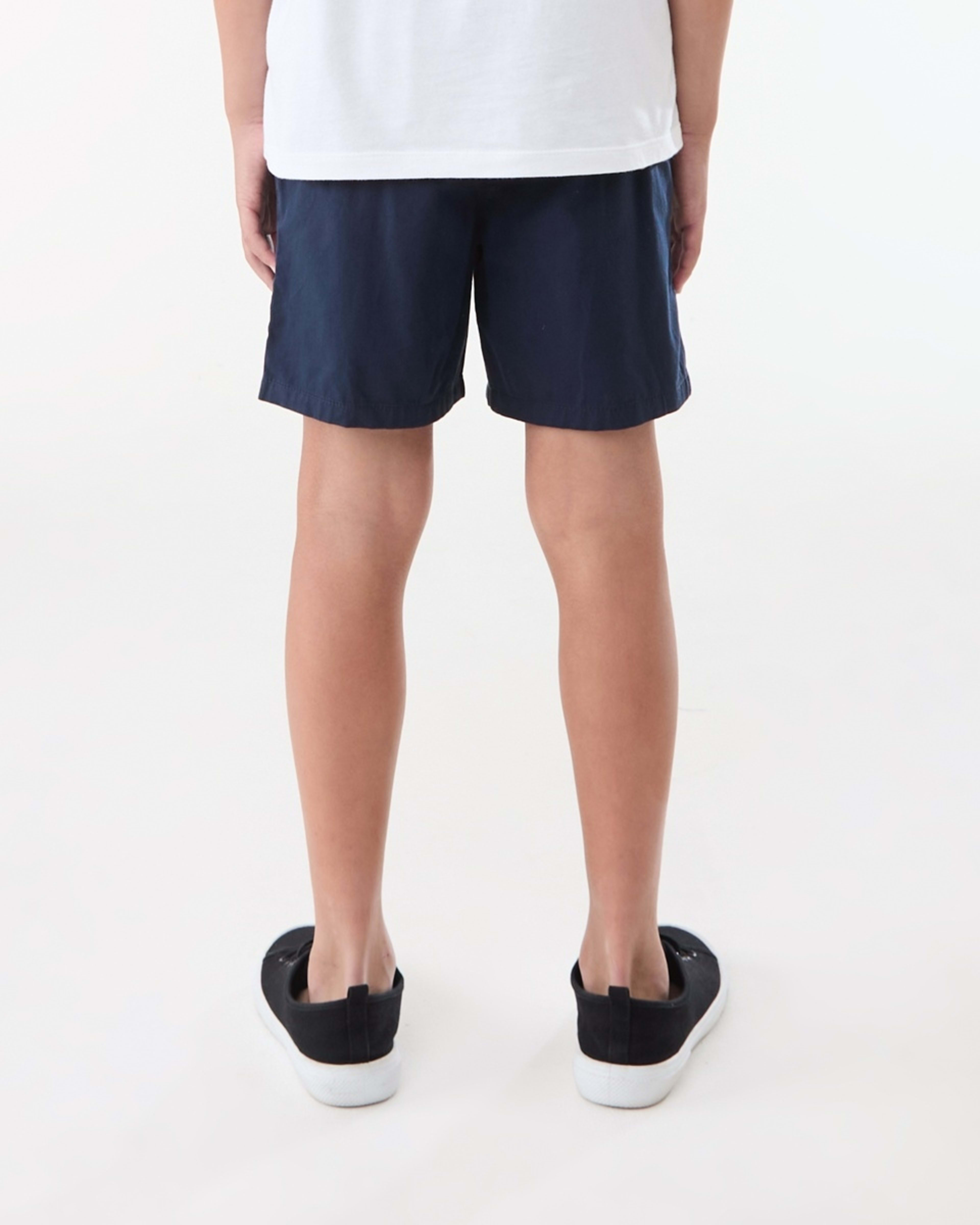 2 Pull On Twill Shorts DRESS BLUE, 2 of 6