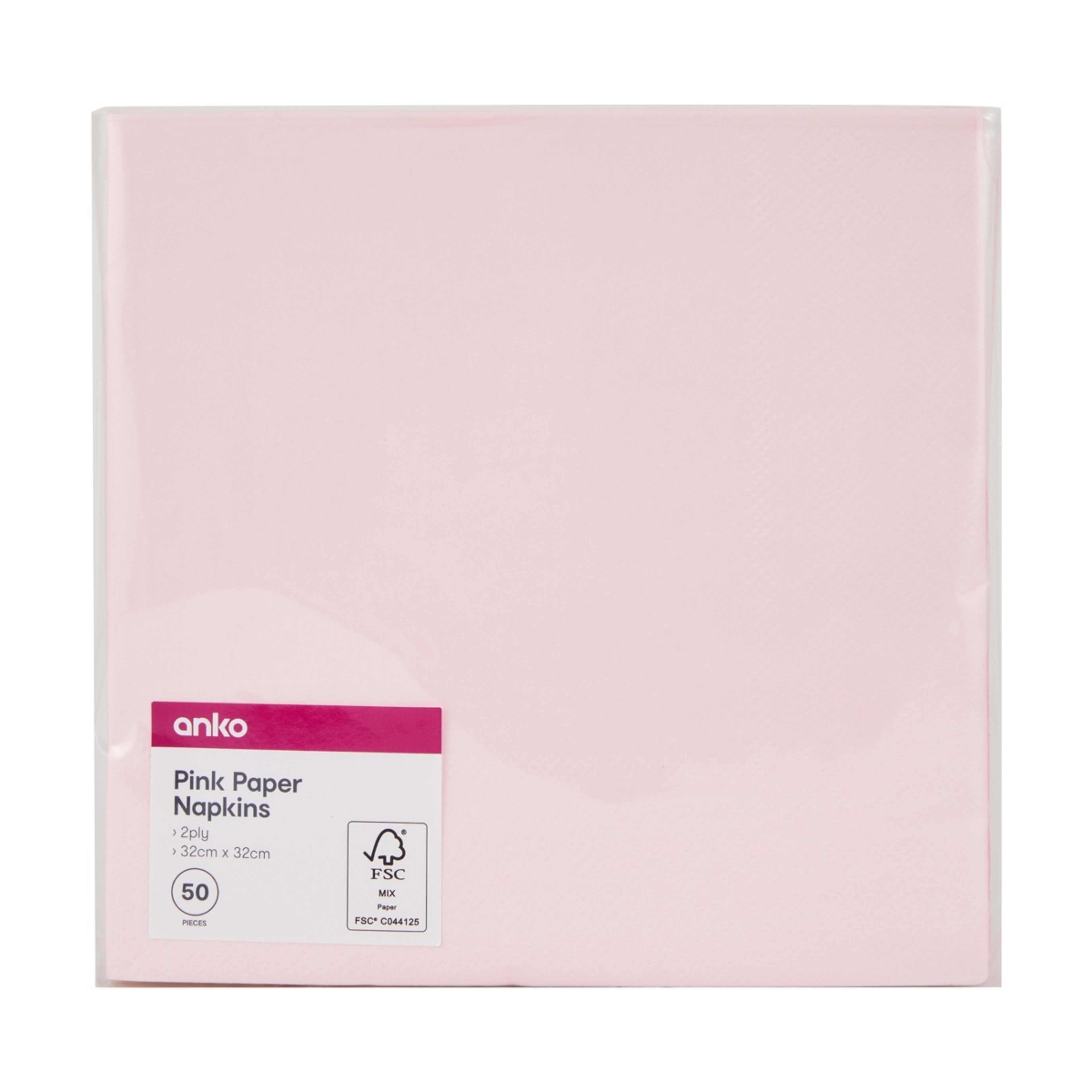 4 50 Piece Pink Paper Napkins, 4 of 4