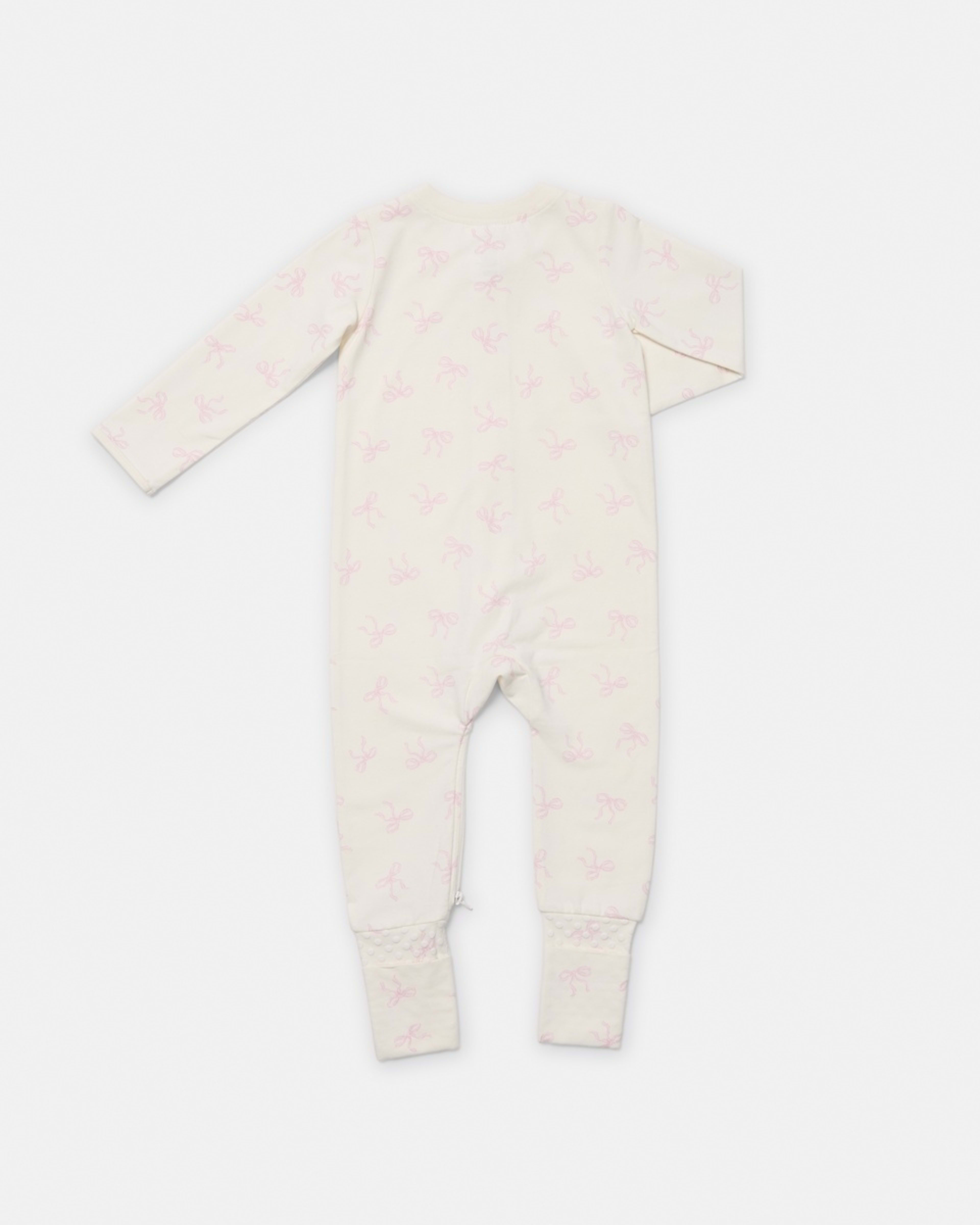 2 Turn Cuff Coverall Whte Bows, 2 of 3