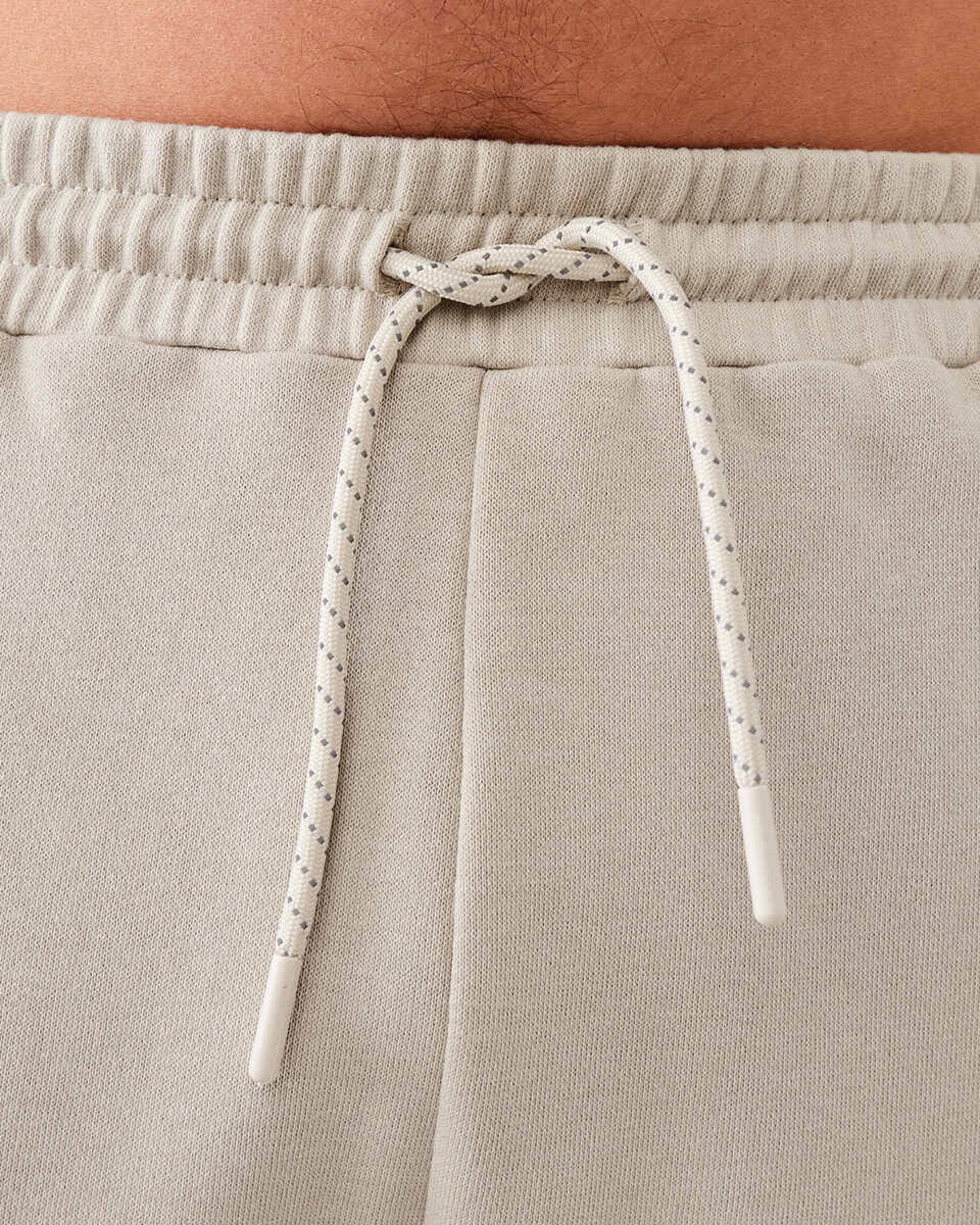 4 Active Mens Terry Shorts Sil Beige, 4 of 7