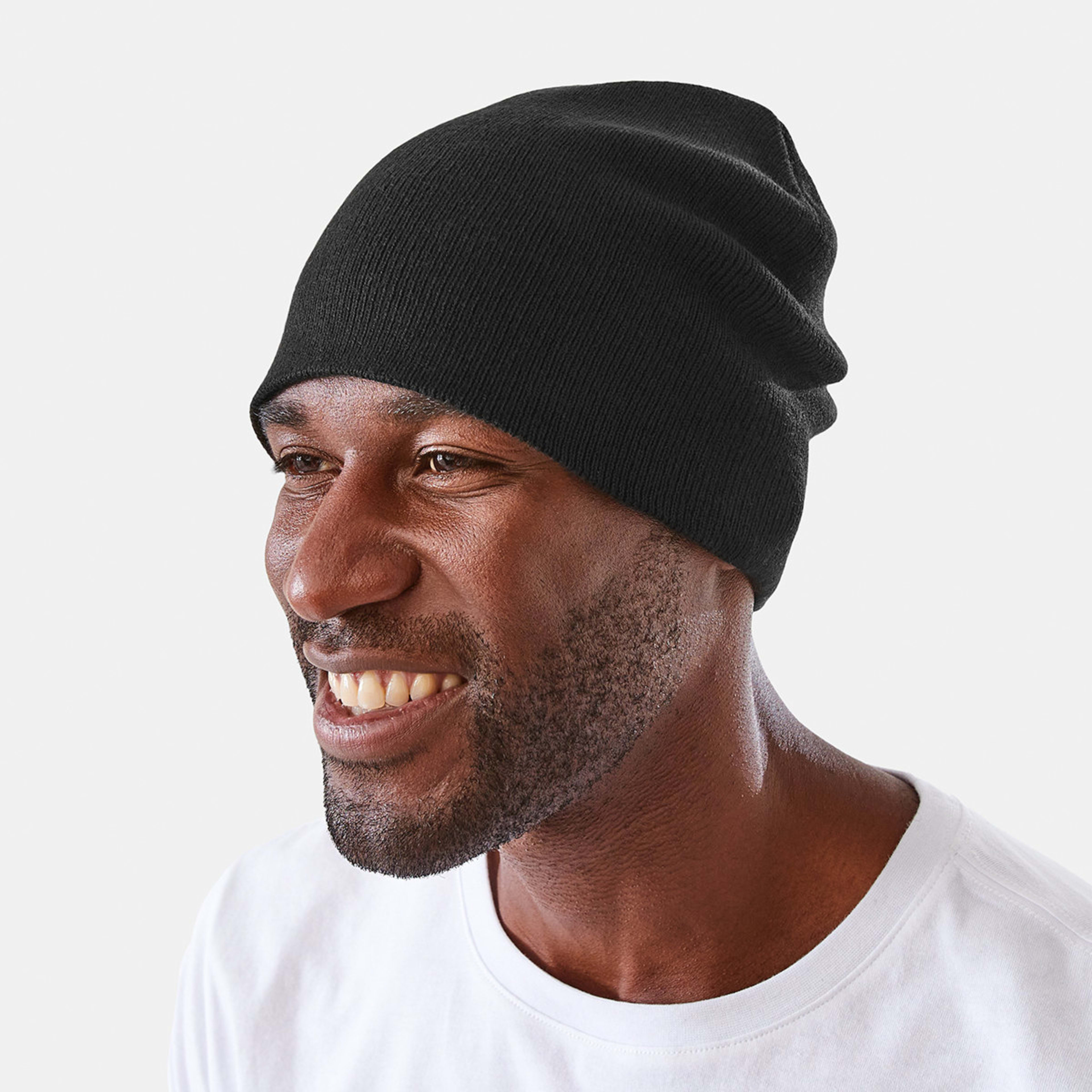 3 Plain Beanie Black, 3 of 4