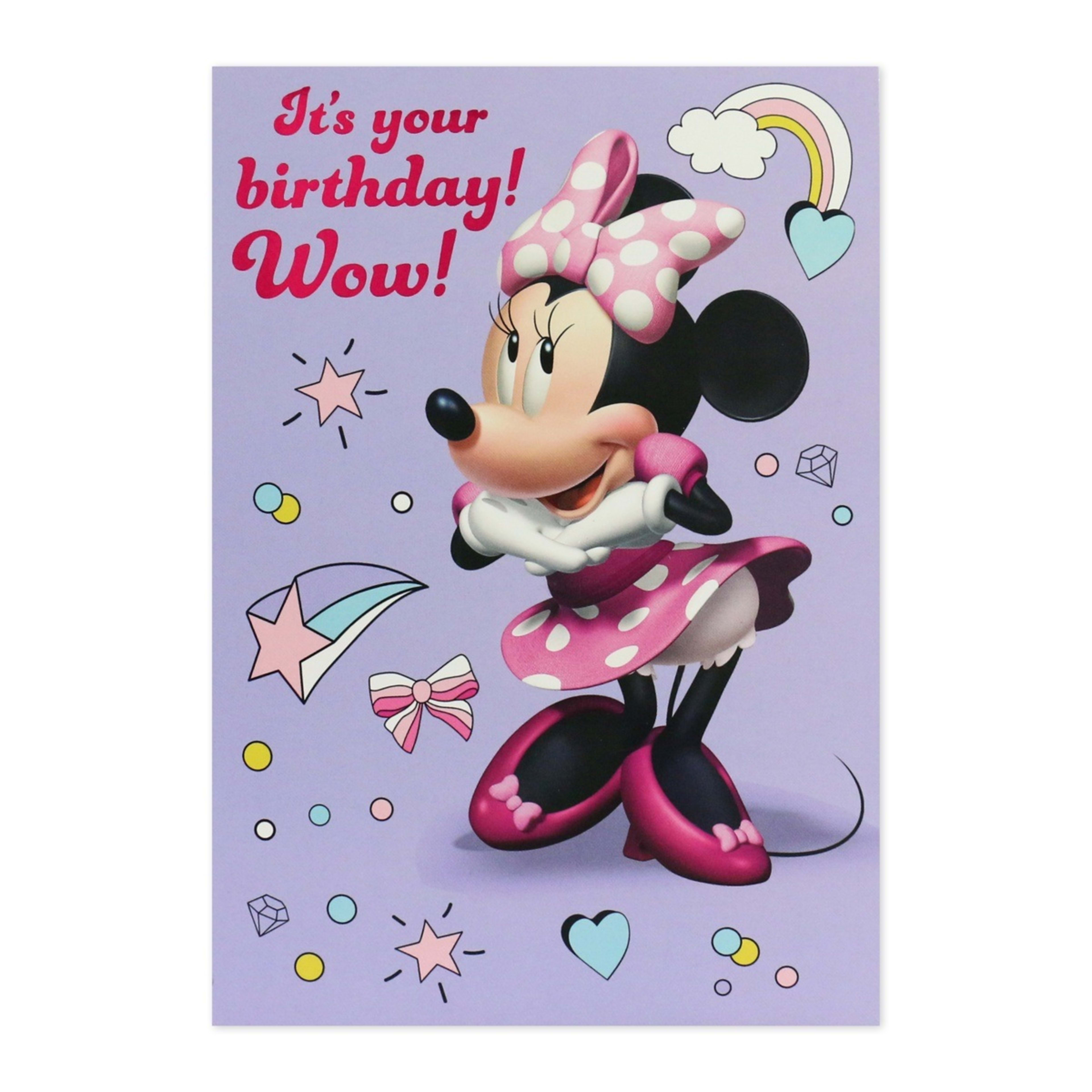 3 Hallmark Interactive Sound Birthday Card - Minnie Mouse, 3 of 4