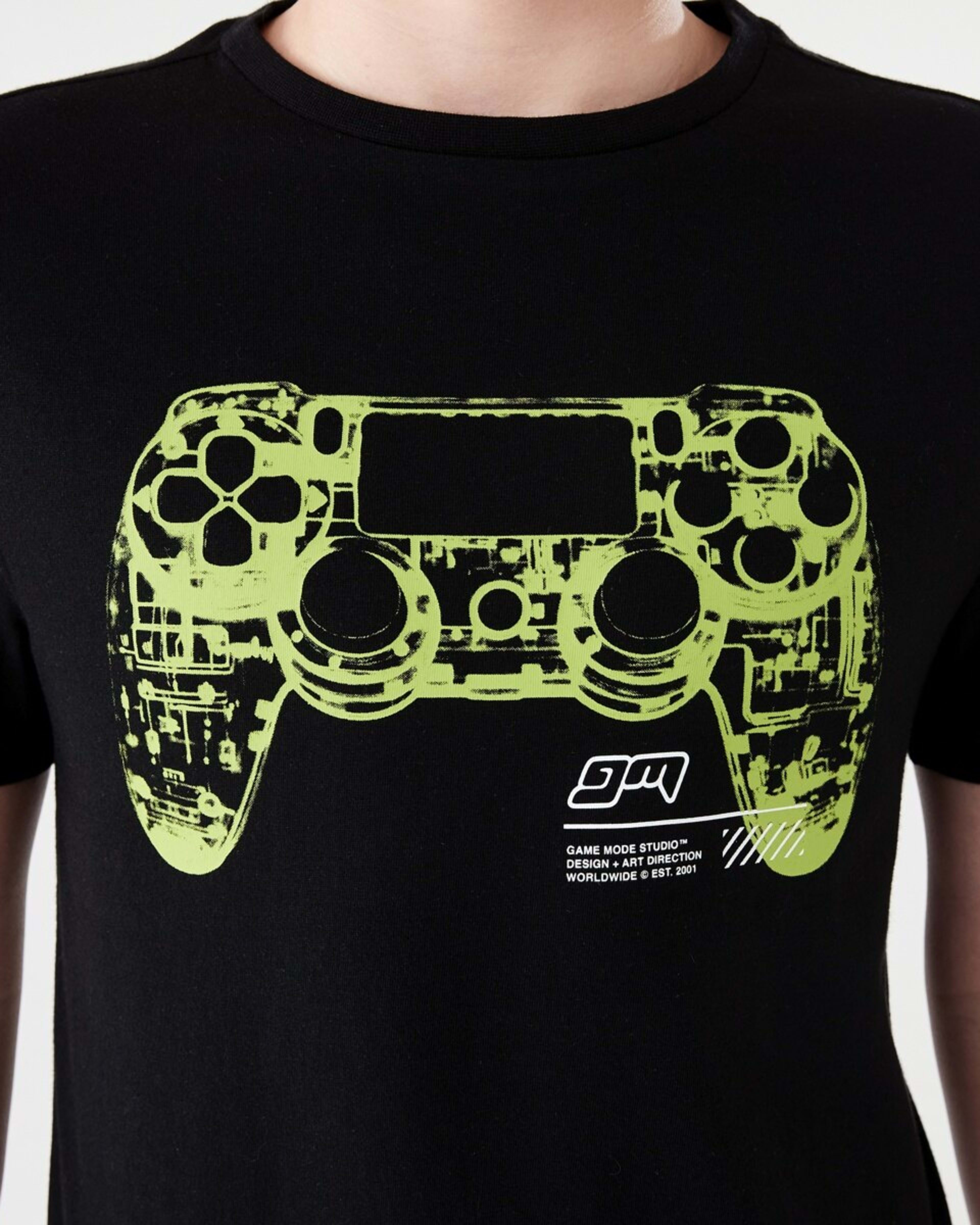 4 Short Sleeve Print T-shirt XRAY GAME BLACK, 4 of 6