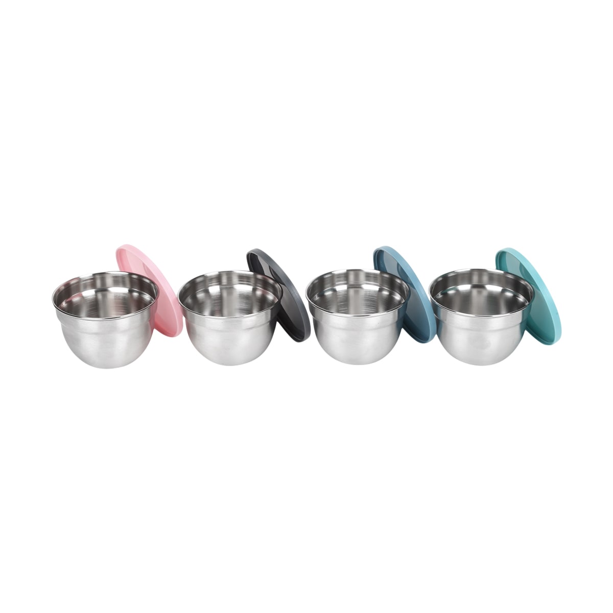 stainless mixing bowls with lids