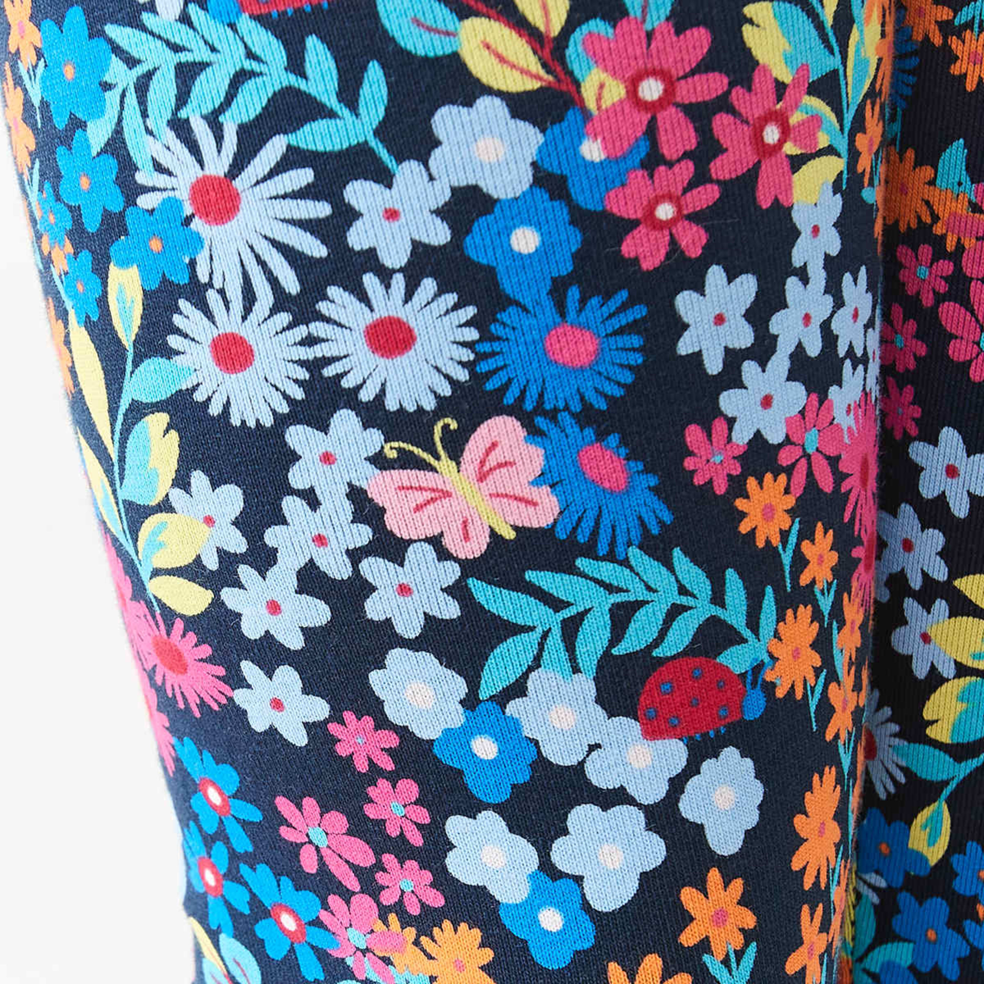 4 Print Leggings Nvy Ditsy, 4 of 8