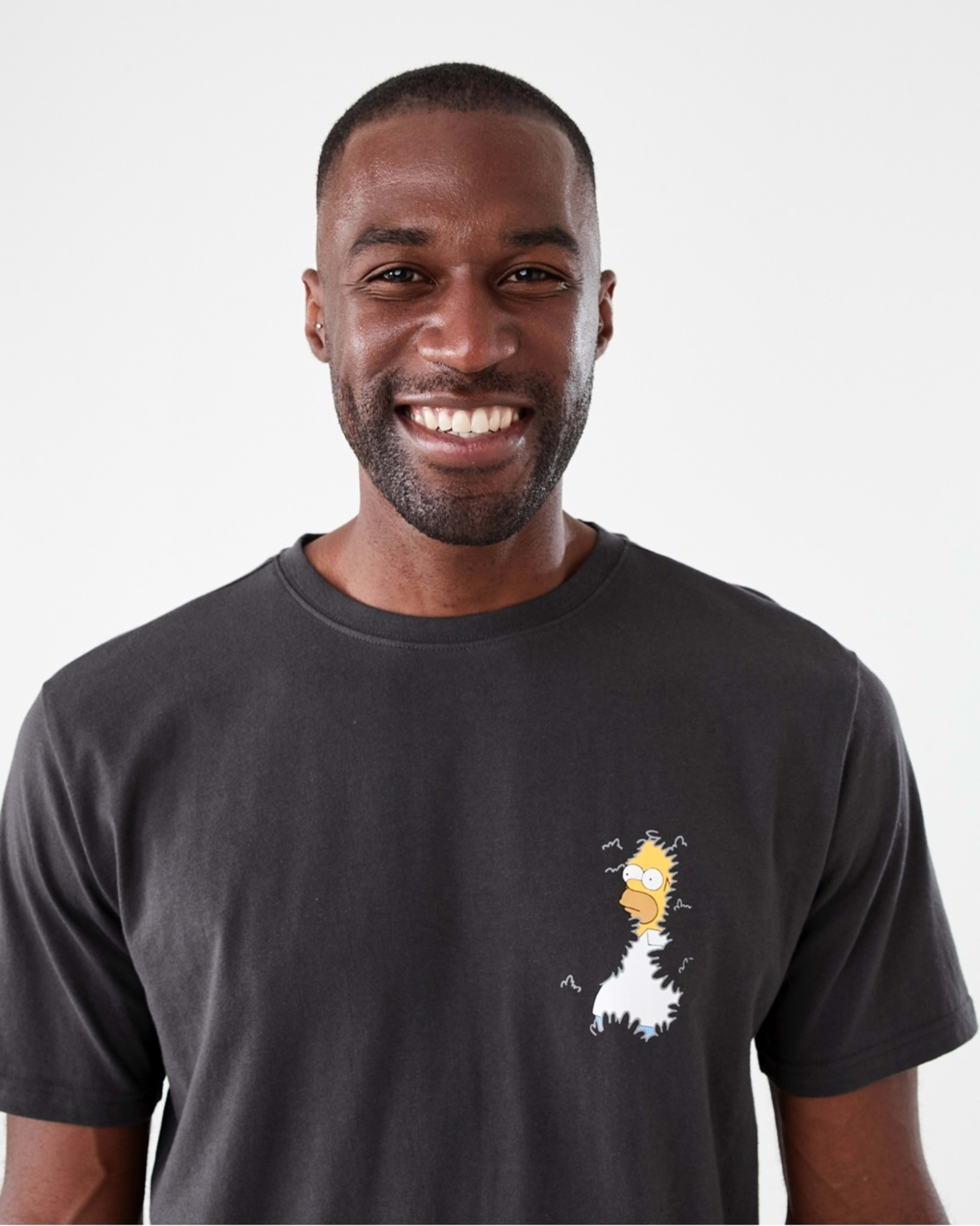4 Simpsons License T-shirt OYSTER BLACK, 4 of 7