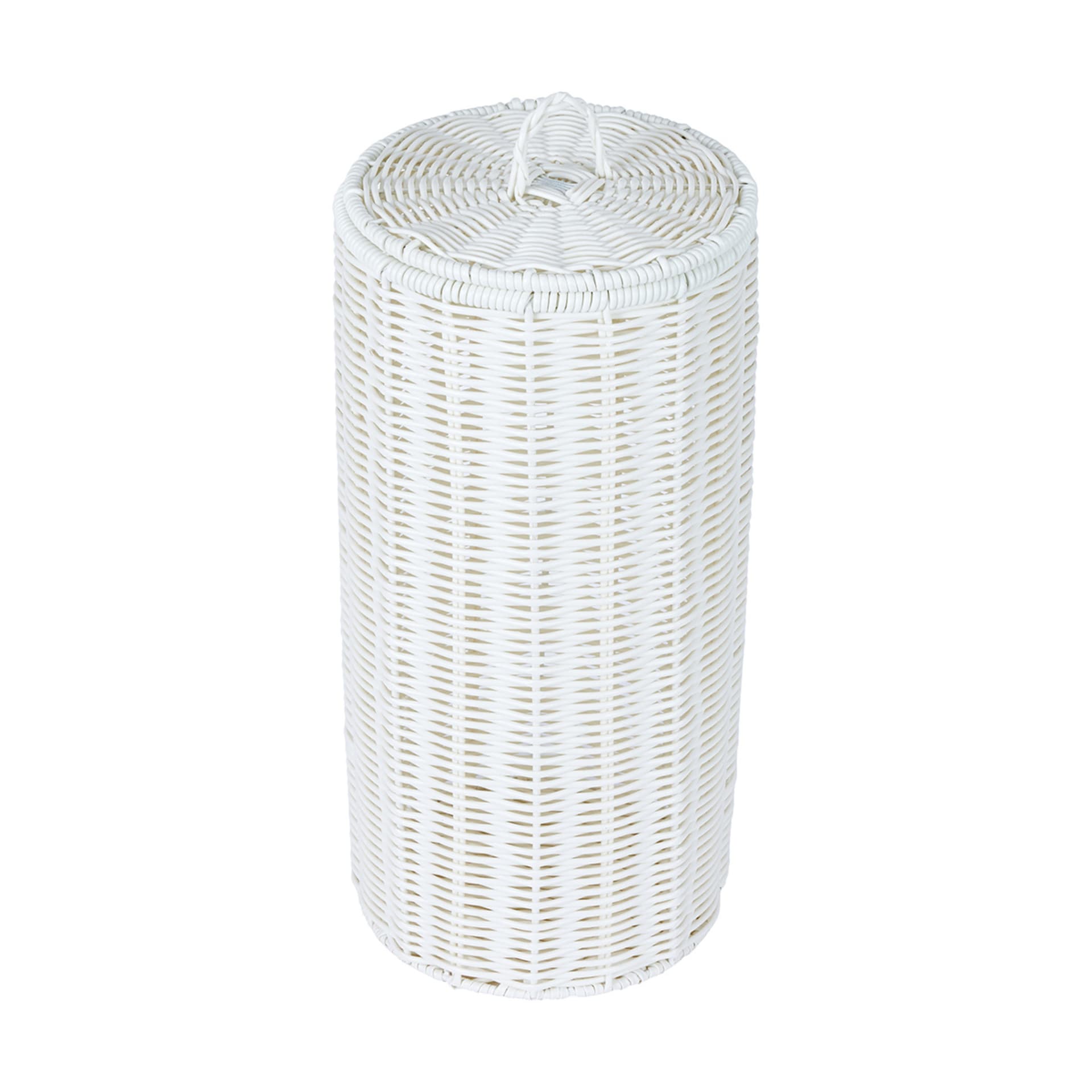 White Rattan Look Toilet Roll Holder Kmart