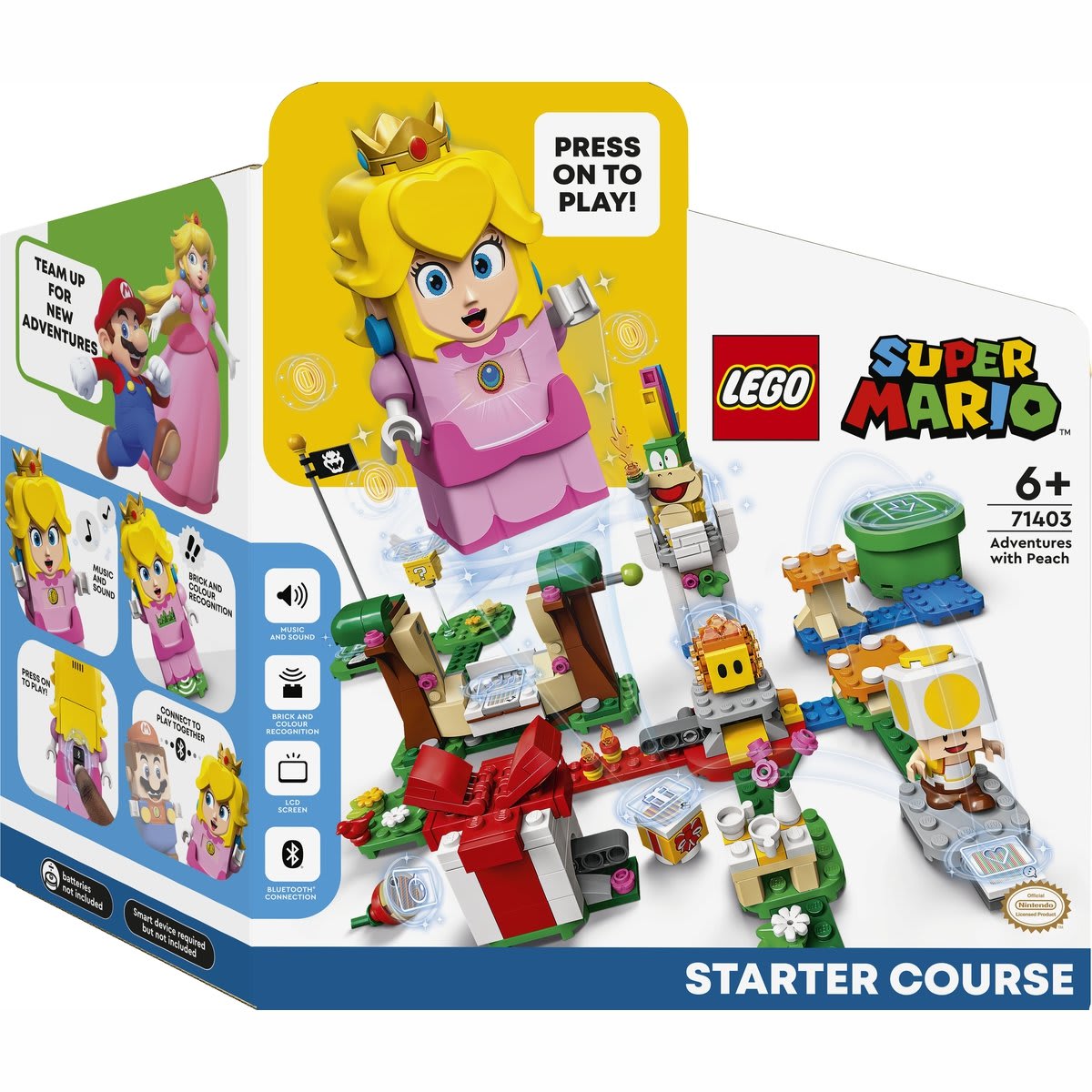 princess peach mario lego