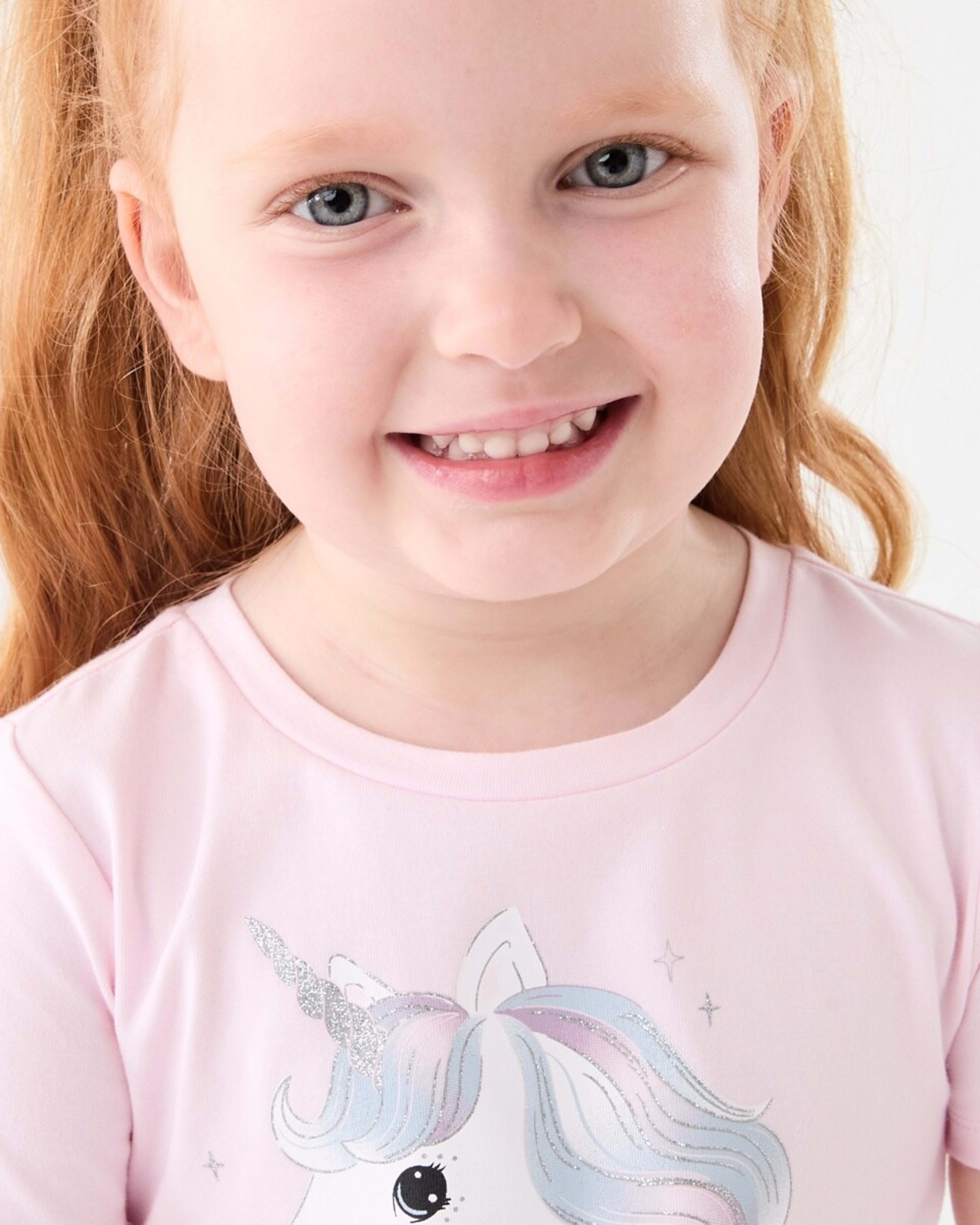 3 Short Sleeve Tutu Dress SHIMMER UNICORN BALLERINA, 3 of 8