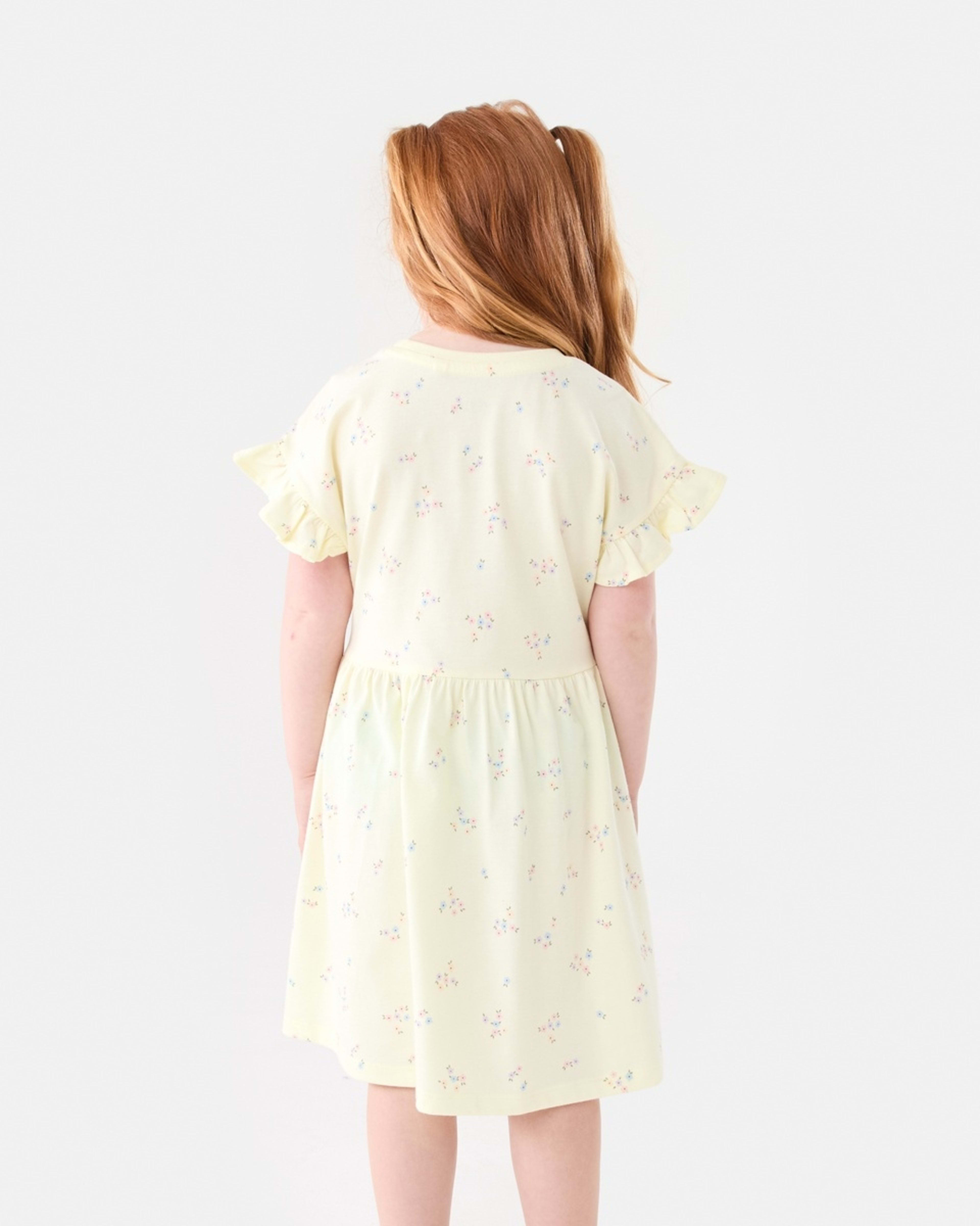 2 Jersey Dress BLUSH BLOOMS FLORALS SORBET, 2 of 7