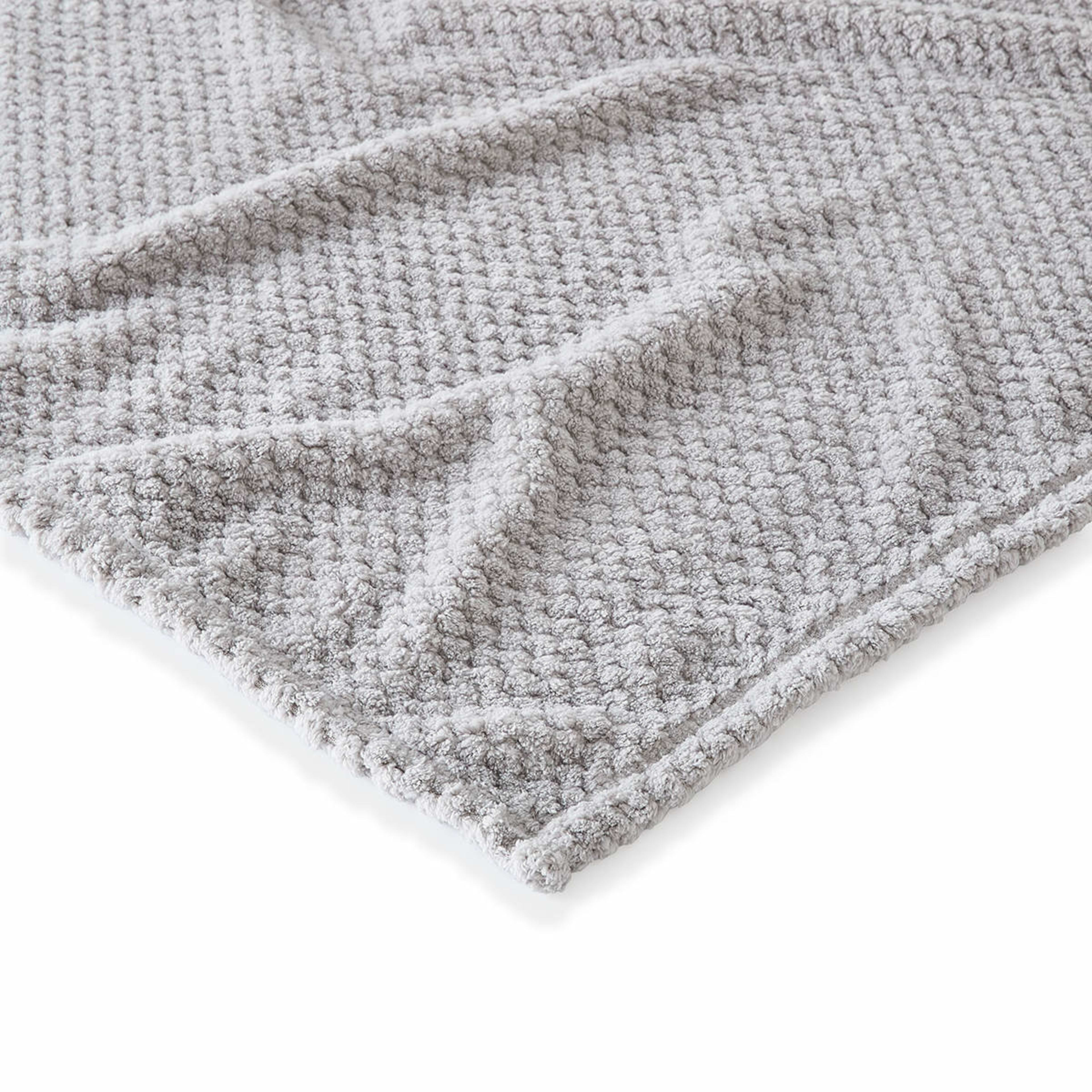 Coral Jacquard Blanket Double/Queen Bed, Grey Kmart