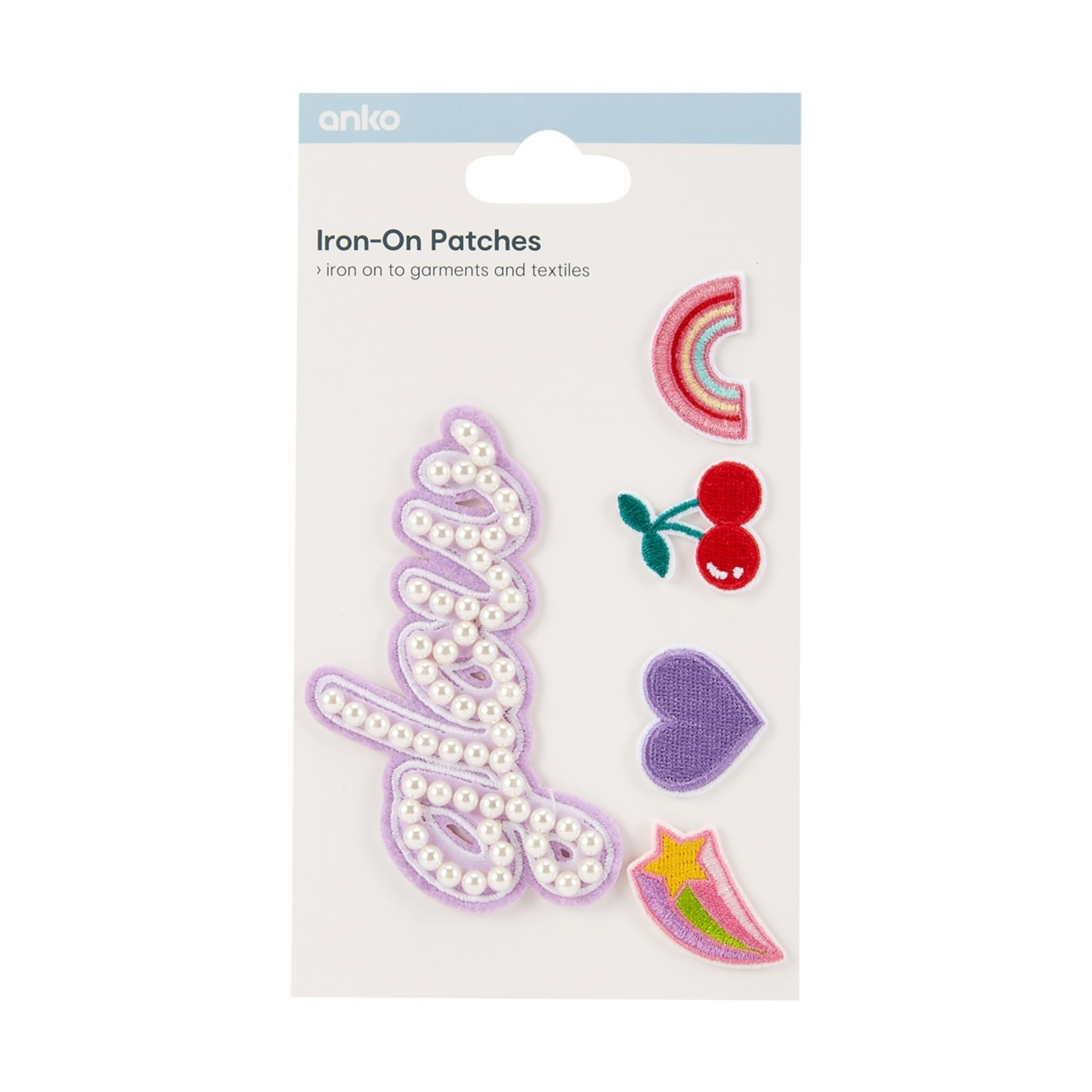 1 5 Piece Iron-On Patches