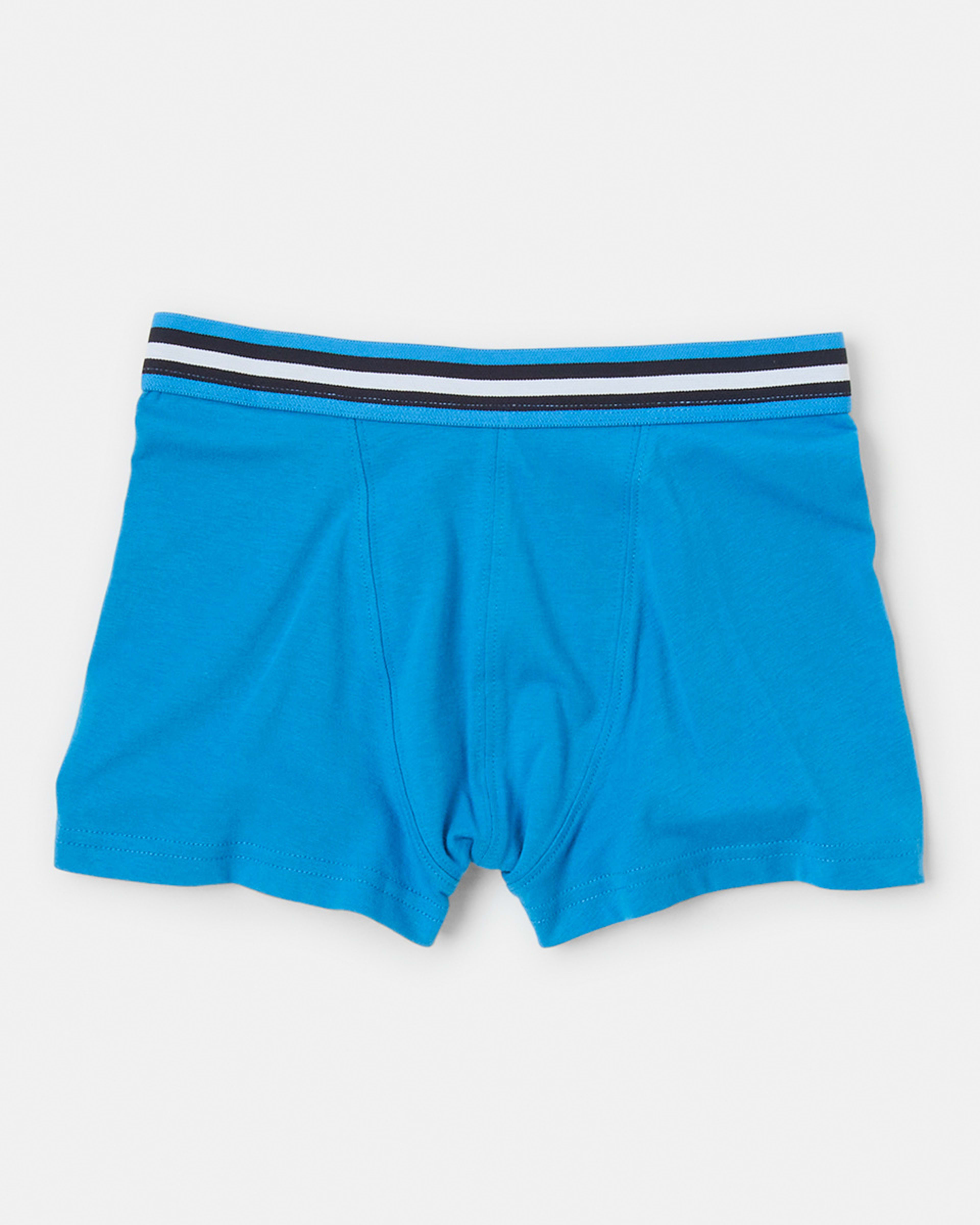9 7 Pack Attached Elastic Trunks BLUES STRIPE, 9 of 10